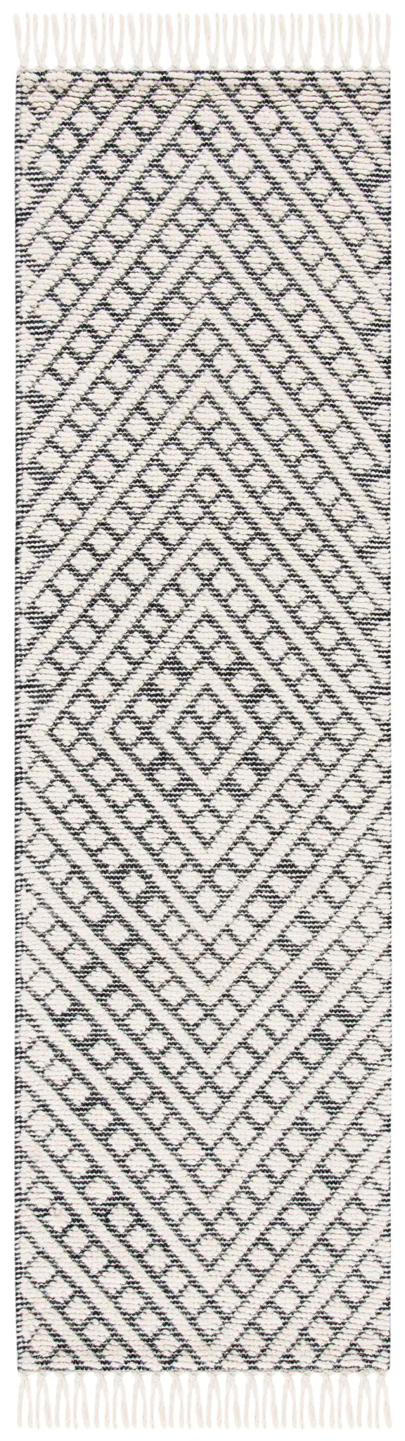 Natura Concentric Diamond Hand-Loomed Wool Rug