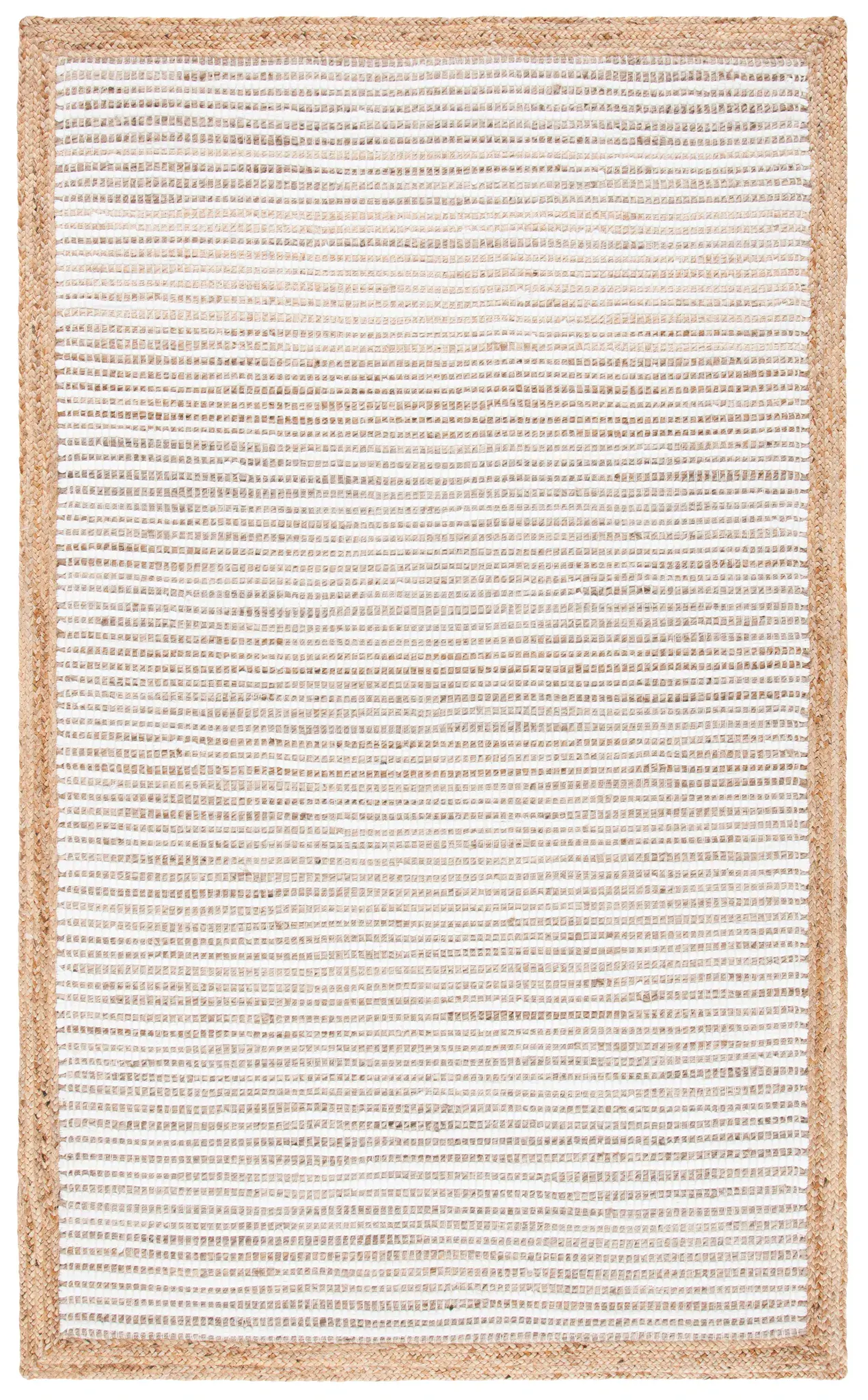 Natura Linear Bordered Hand-Woven Rug