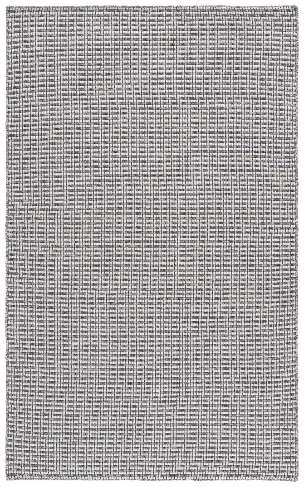 Natura Grid Hand-Woven Wool Rug