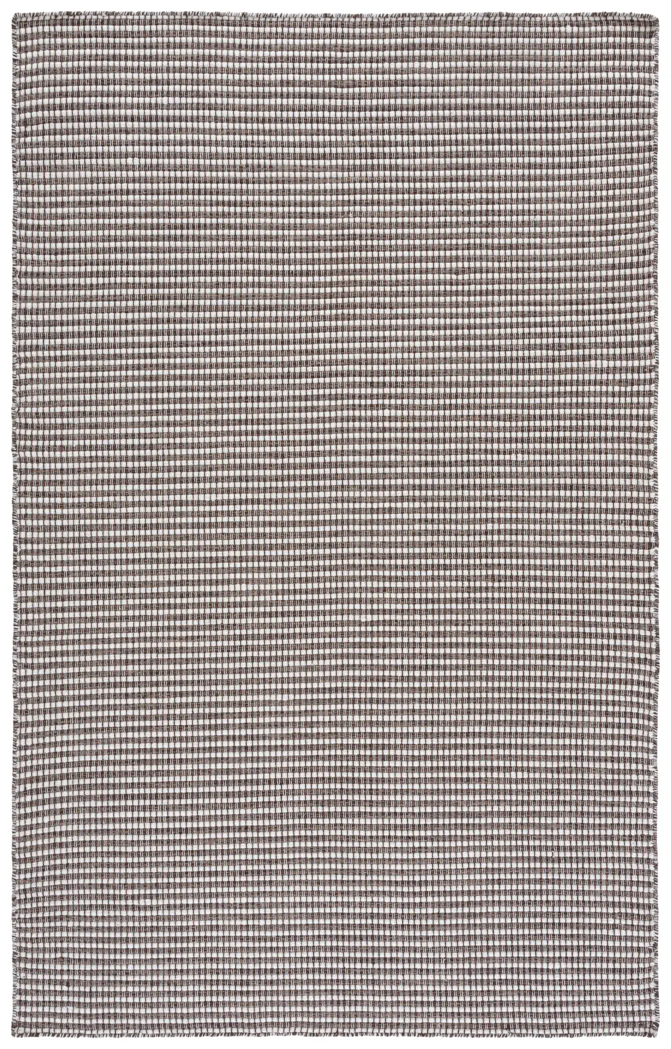 Natura Grid Hand-Woven Wool Rug