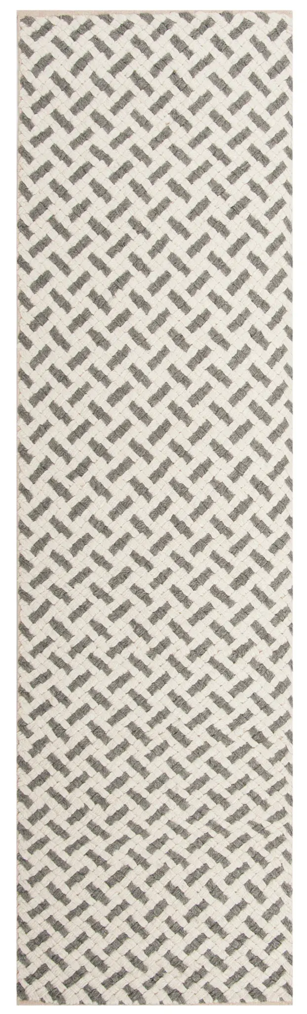 Natura Basketweave Hand-Woven Wool Blend Rug