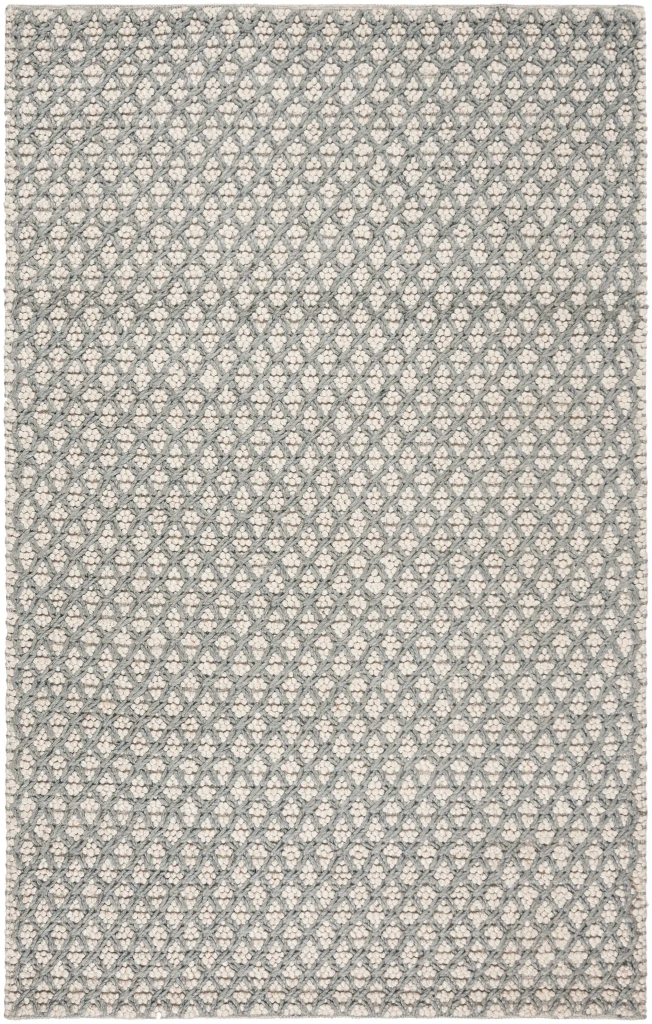 Natura Diamond Lattice Hand-Woven Wool Blend Rug
