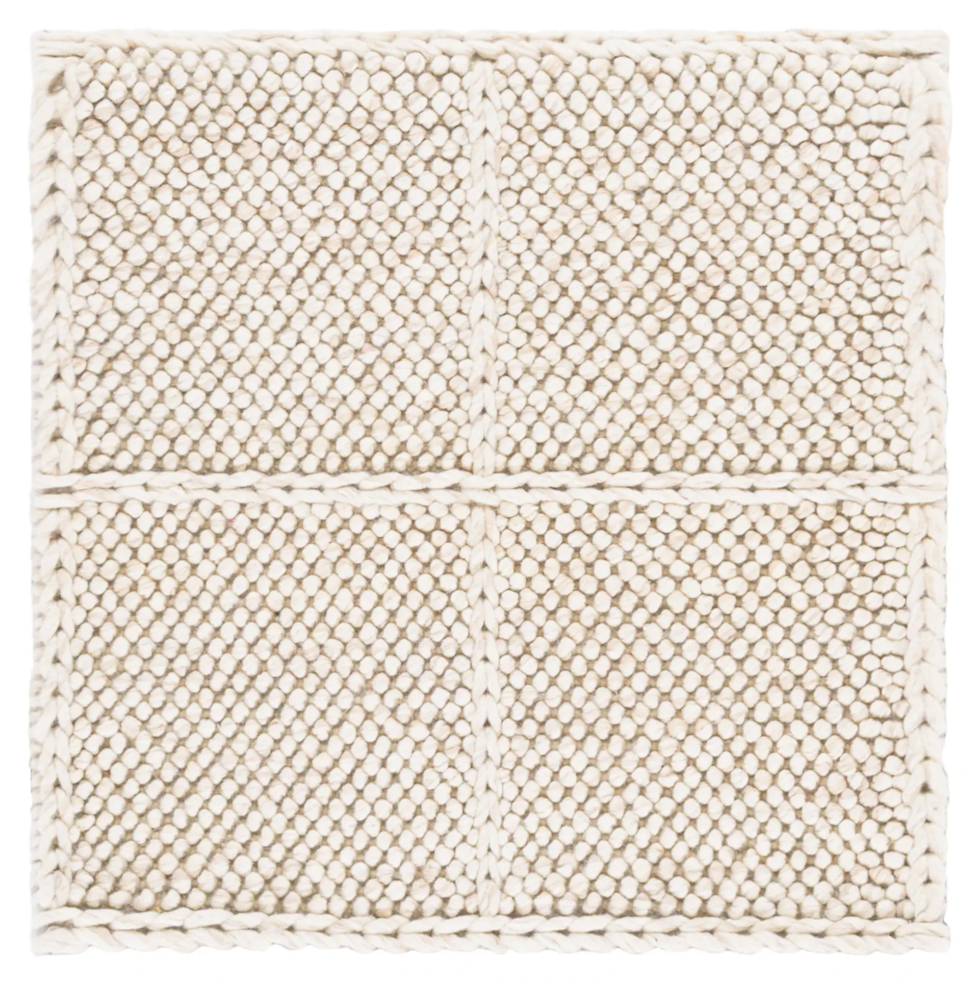 Natura Grid Hand-Woven Rug