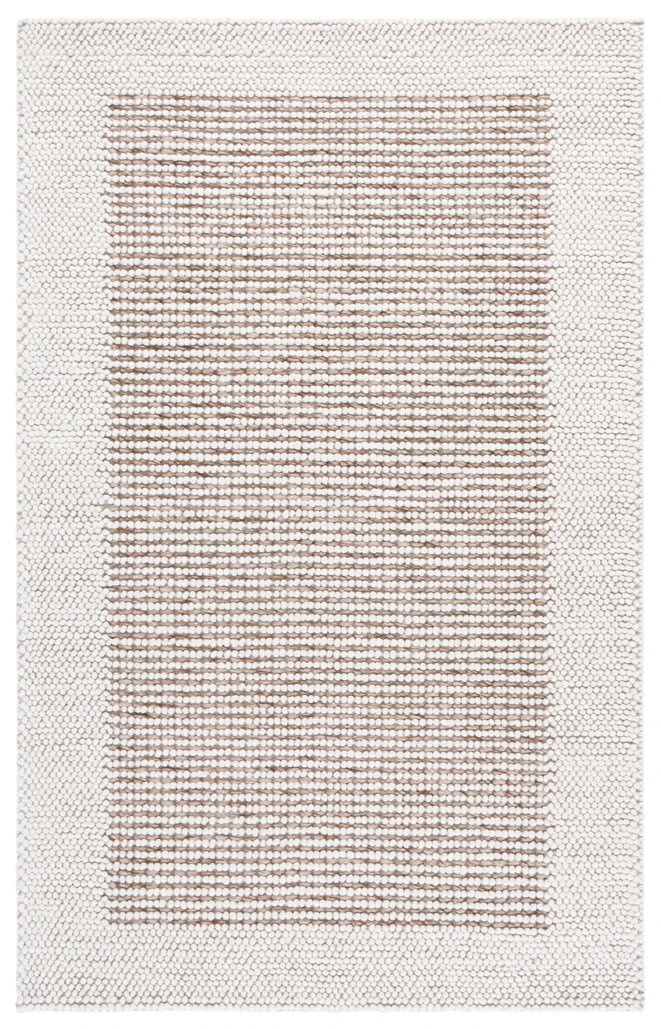 Natura Looped Border Hand-Woven Rug