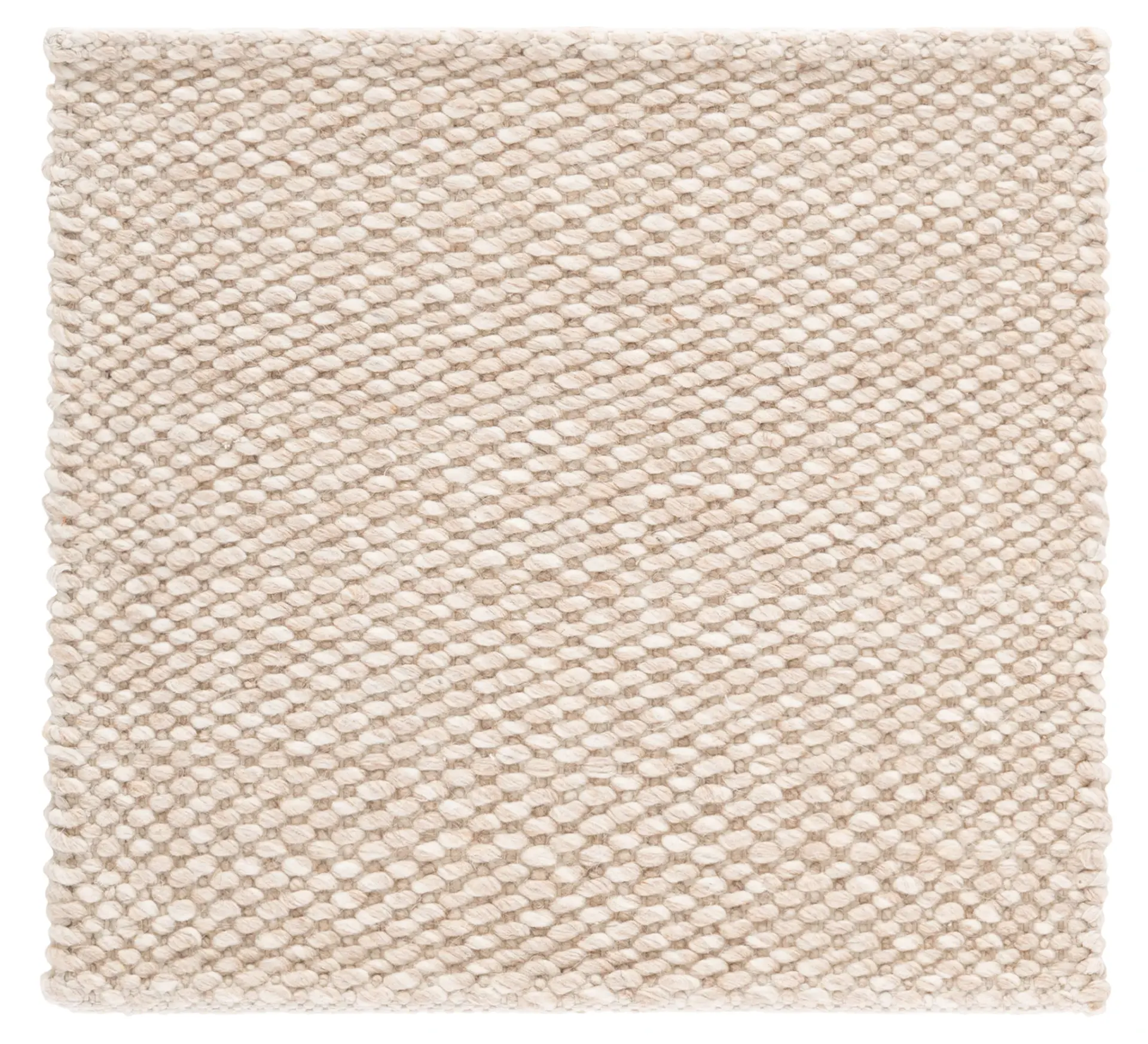Natura Modern Pebbled Hand-Woven Wool Blend Rug