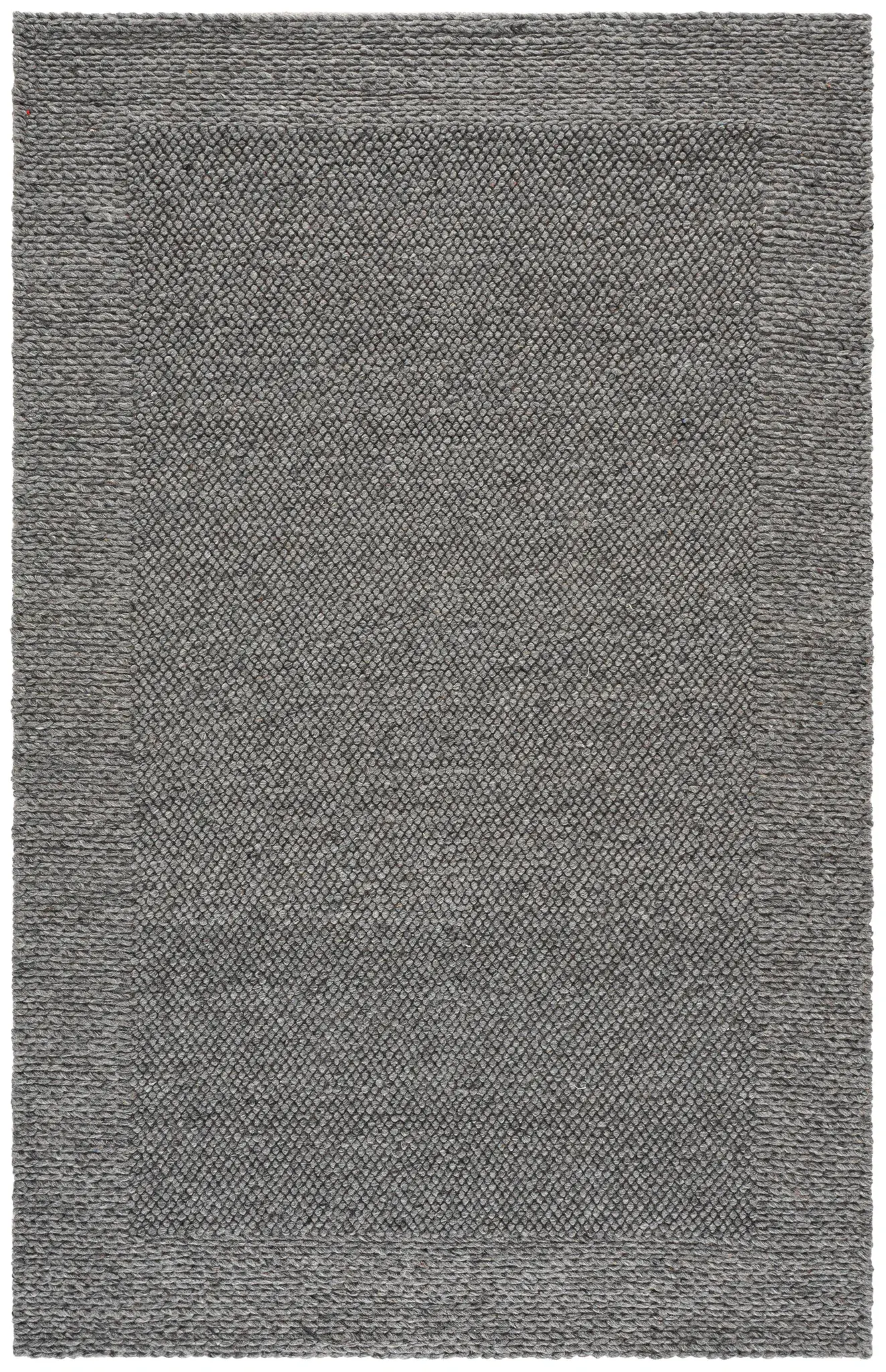 Natura Ridge Bordered Hand-Woven Rug