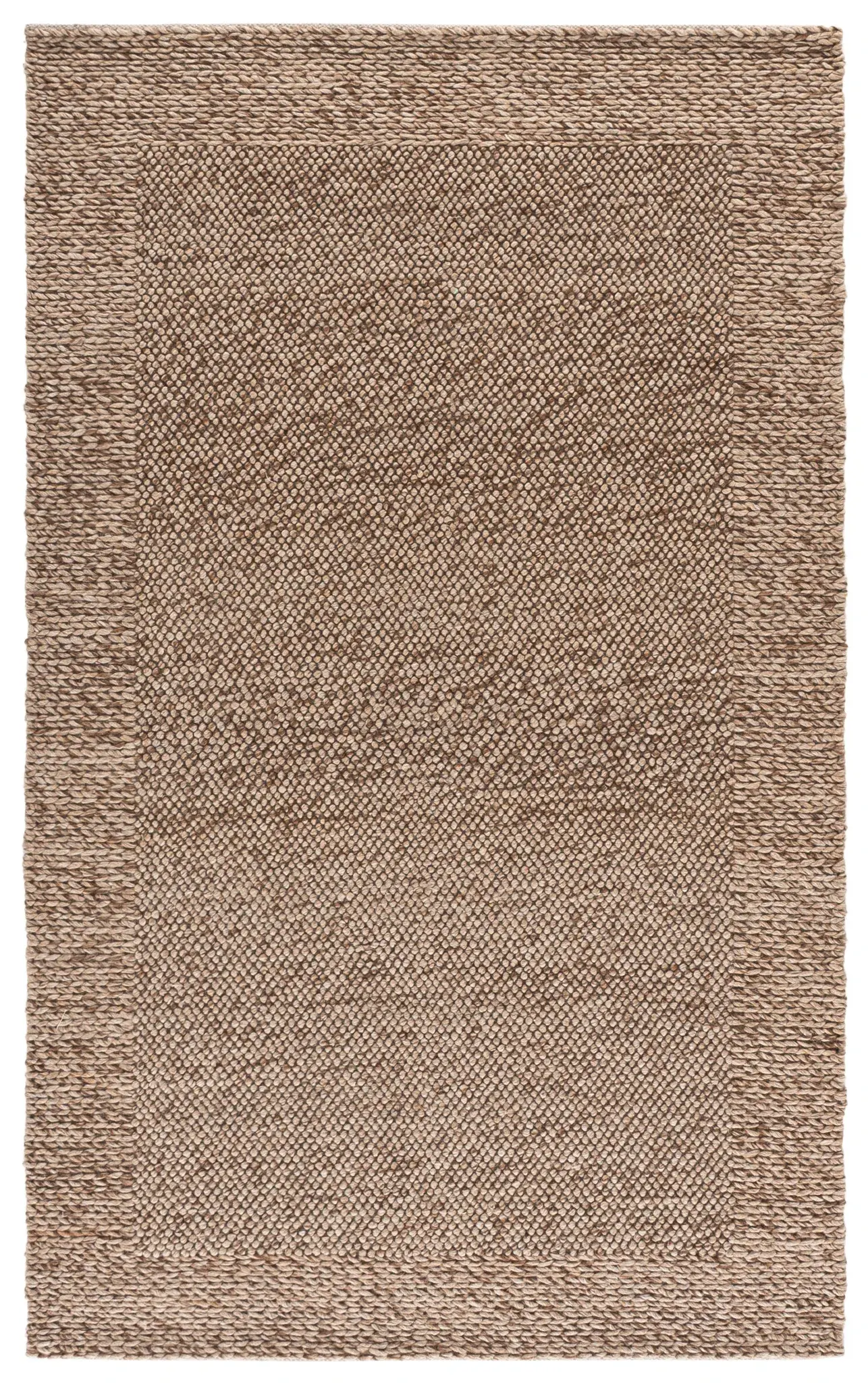 Natura Ridge Bordered Hand-Woven Rug
