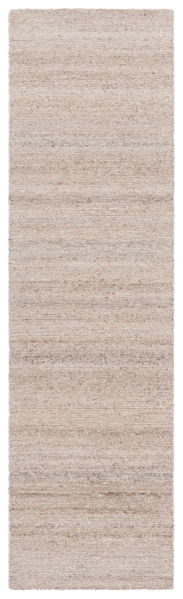 Natural Fiber Natura Striated Hand-Woven Wool Rug