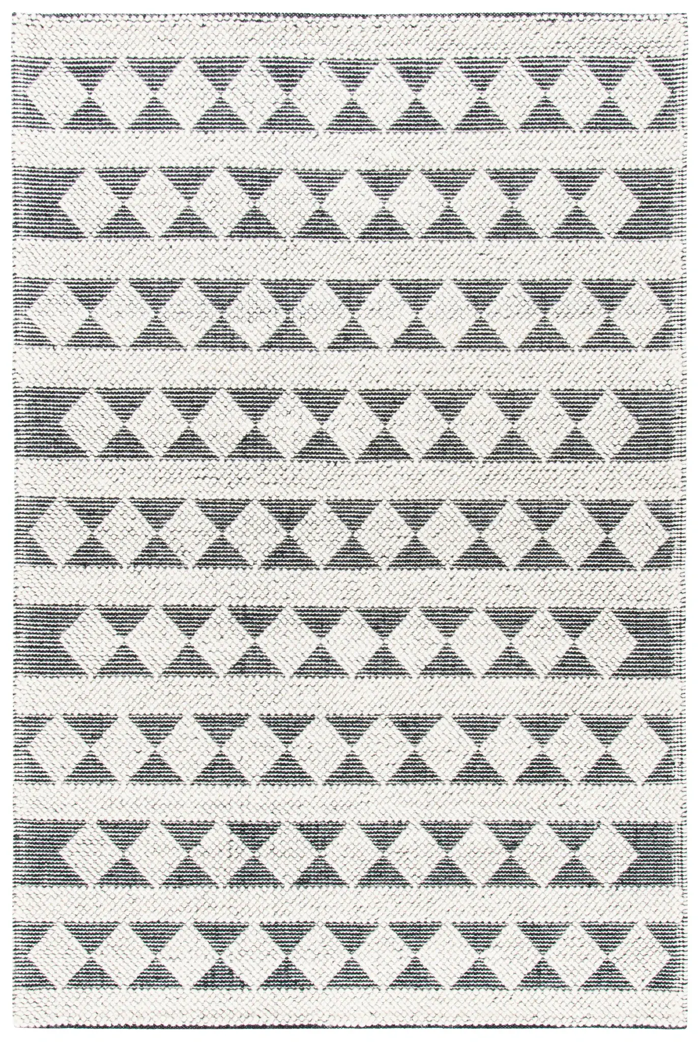 Natura Triangle Hand-Woven Wool Rug
