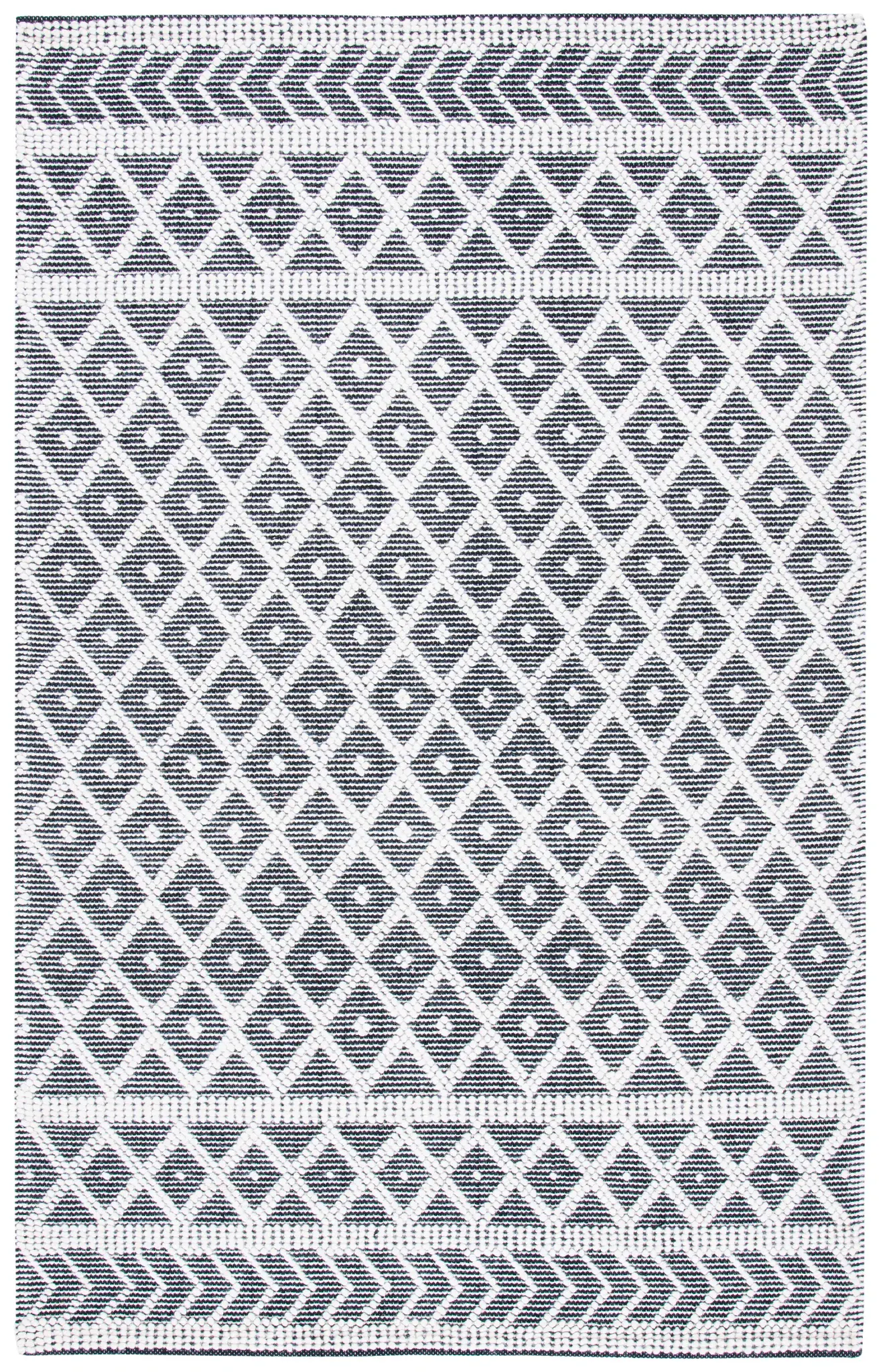 Natura Tribal Diamond Trellis Hand-Woven Wool Rug