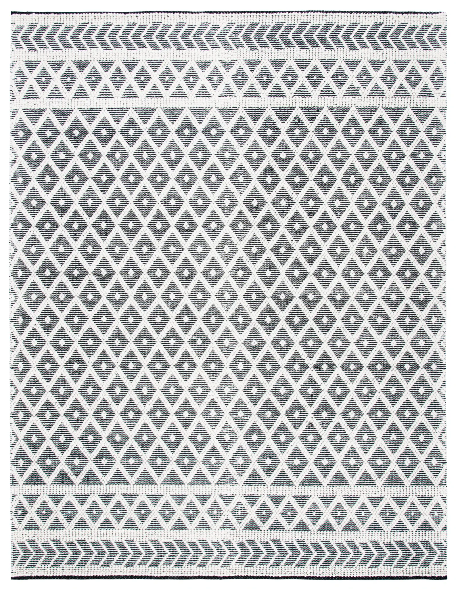 Natura Tribal Diamond Trellis Hand-Woven Wool Rug