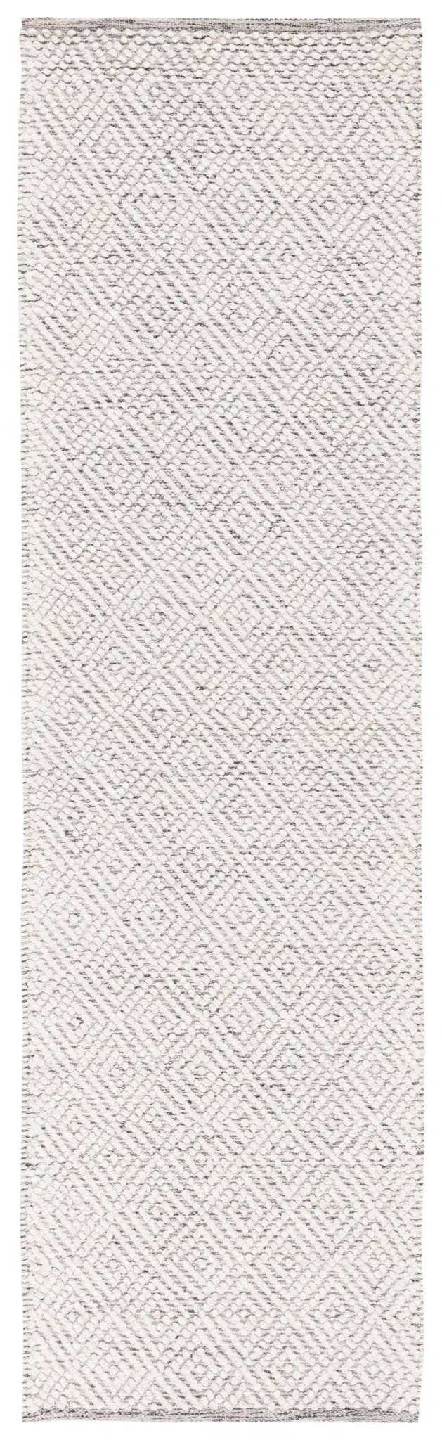 Natura Textured Diamond Hand-Woven Wool Rug