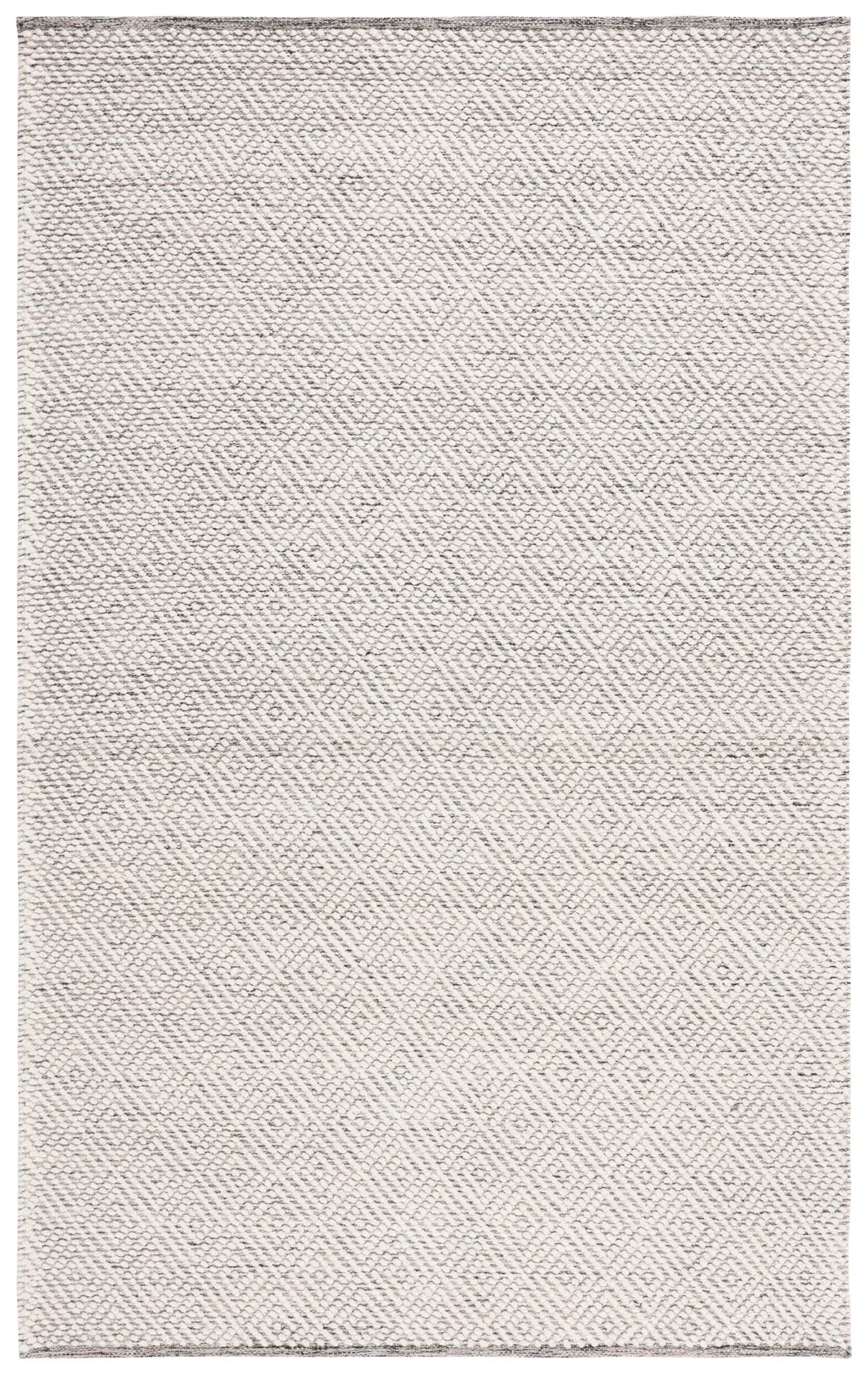 Natura Textured Diamond Hand-Woven Wool Rug