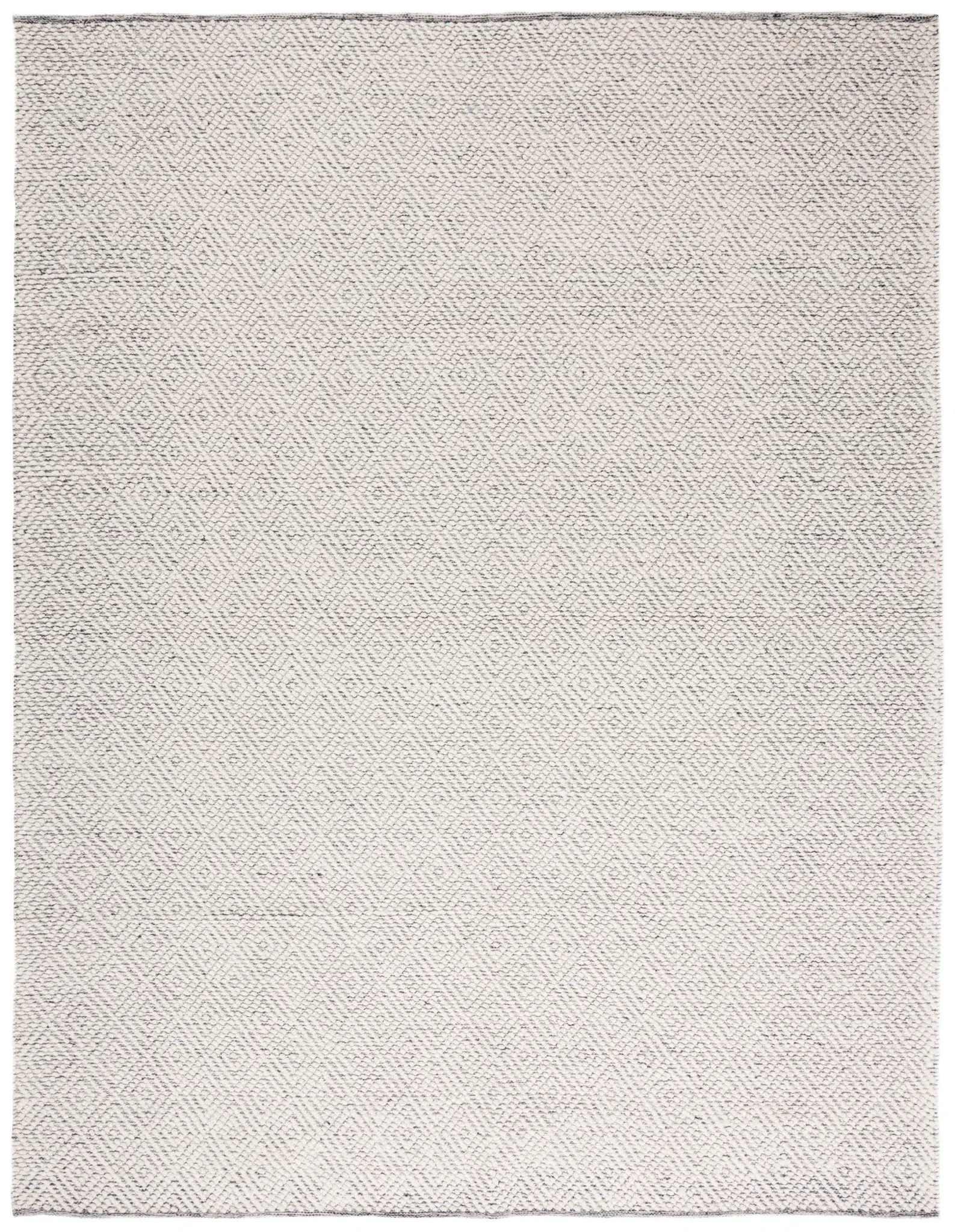 Natura Textured Diamond Hand-Woven Wool Rug