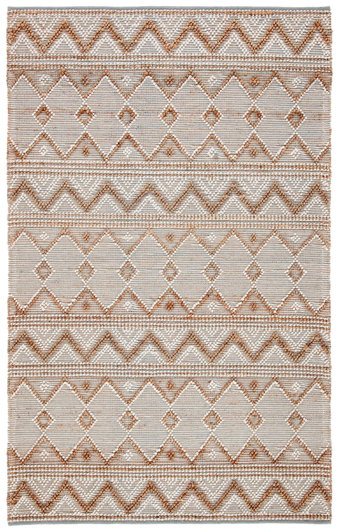Natura Zigzag And Diamond Hand-Woven Rug