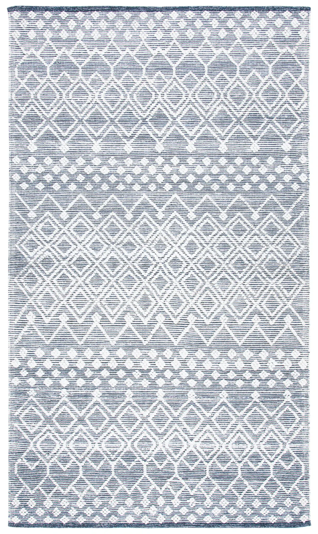 Natura Diamond Grid Hand-Woven Rug