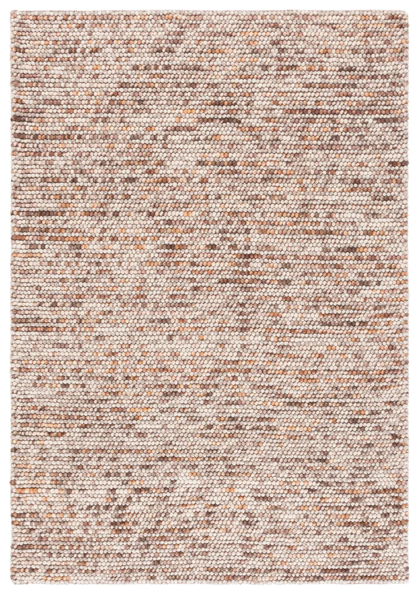 Natura Pebbled Hand-Woven Wool Rug
