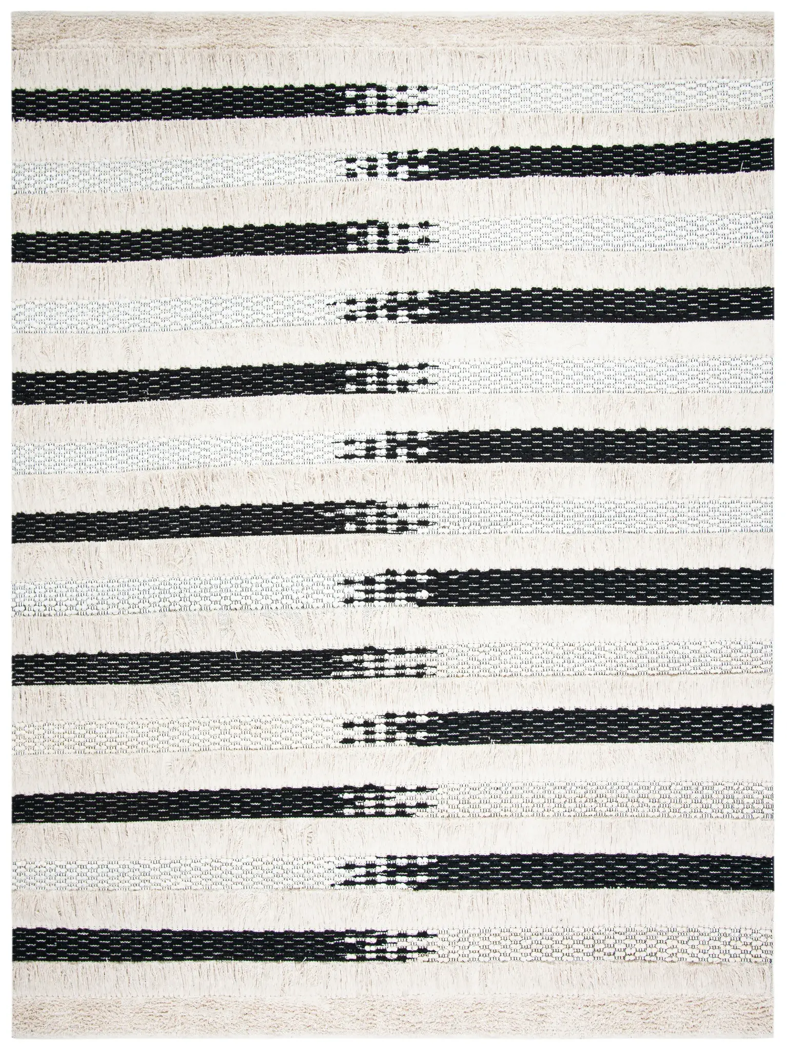 Natura Color Block Stripe Hand-Woven Rug