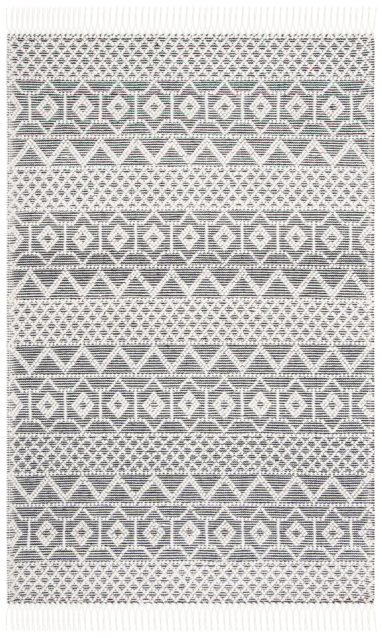Natura Tribal Chevron Stripe Hand-Loomed Wool Rug