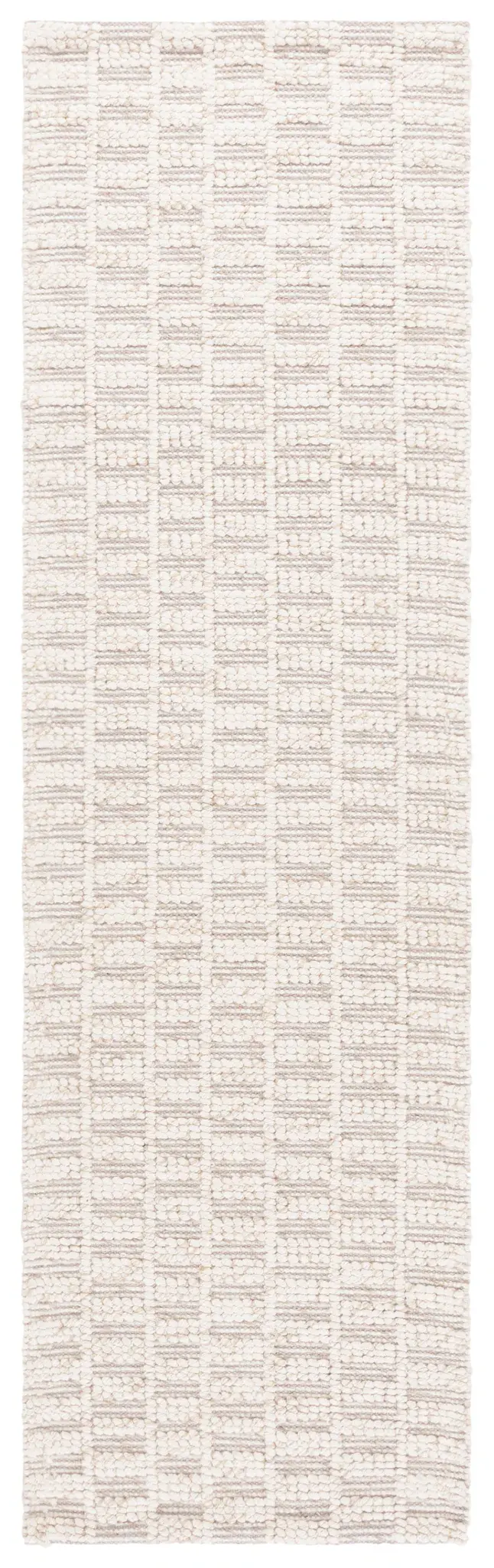 Natura Textured Block Hand-Loomed Wool Rug