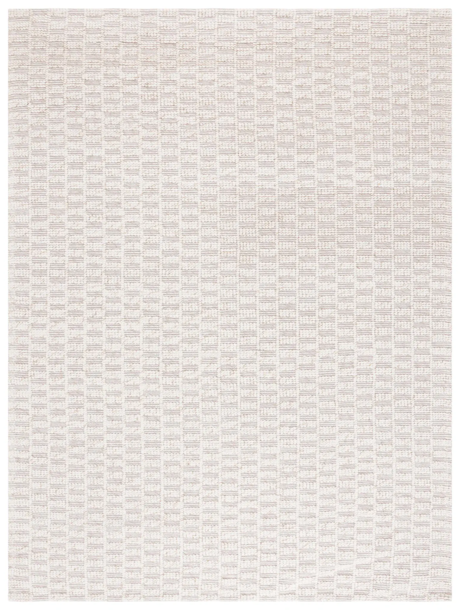 Natura Textured Block Hand-Loomed Wool Rug