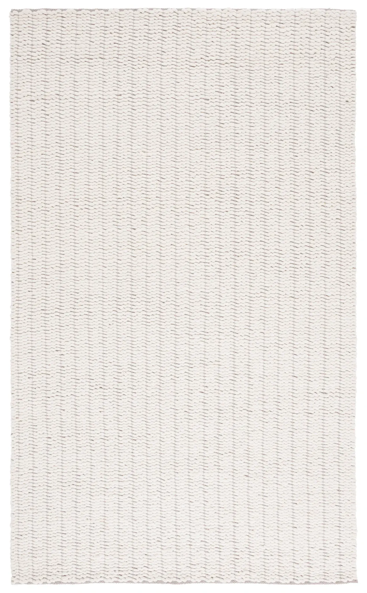 Natura Vertical Ribbed Hand-Loomed Wool Rug
