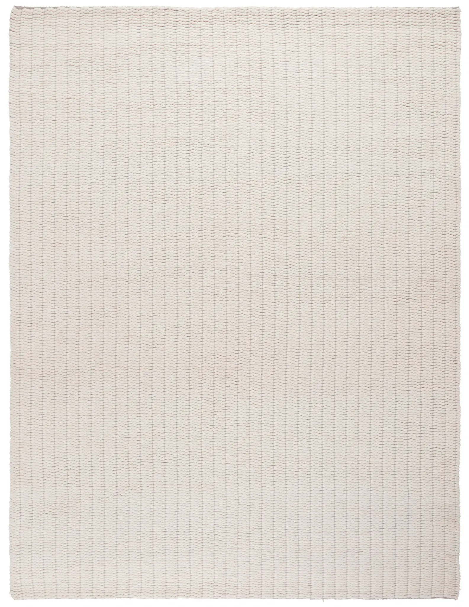Natura Vertical Ribbed Hand-Loomed Wool Rug
