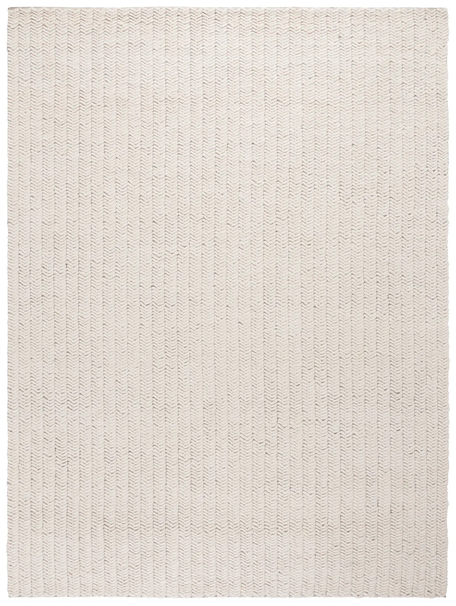 Natura Herringbone Hand-Loomed Wool Rug