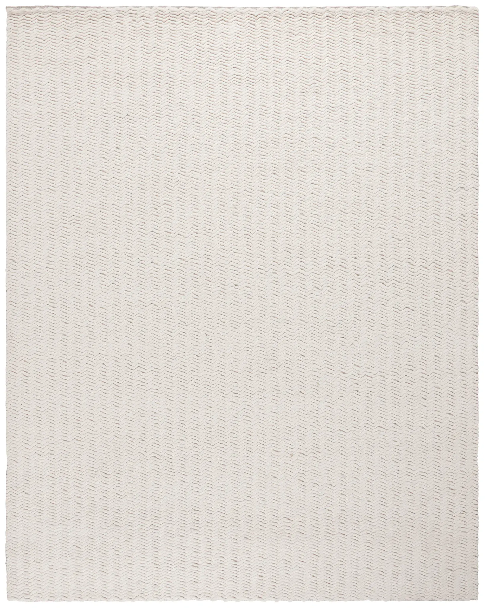 Natura Textured Chevron Hand-Loomed Wool Rug
