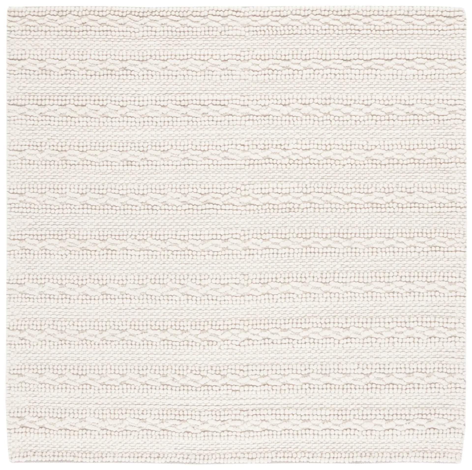 Natura Ribbed Stripe Hand-Loomed Wool Rug