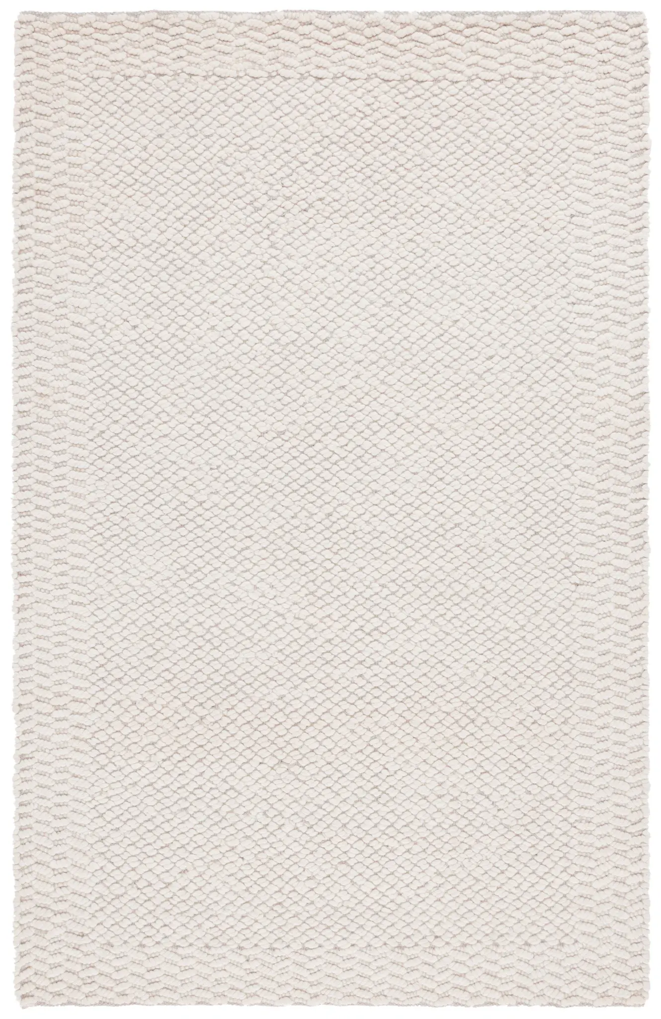 Natura Pebble Border Hand-Loomed Wool Rug