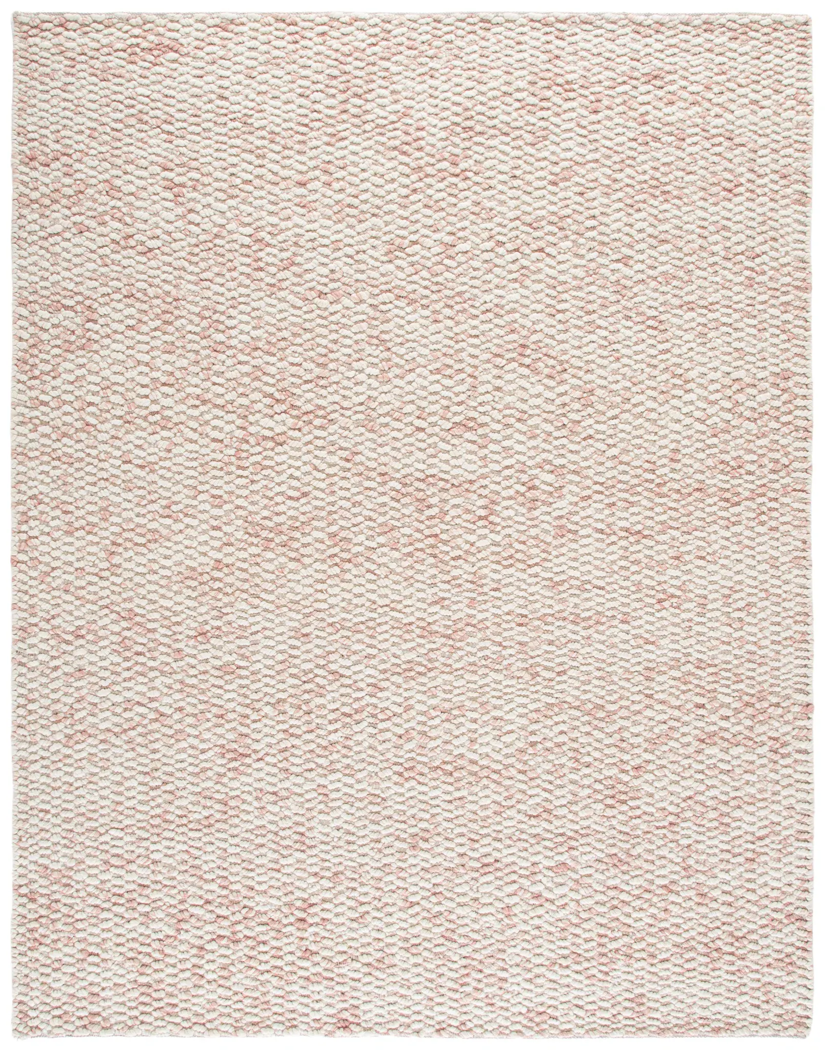 Natura Pebbled Loop Hand-Loomed Wool Rug