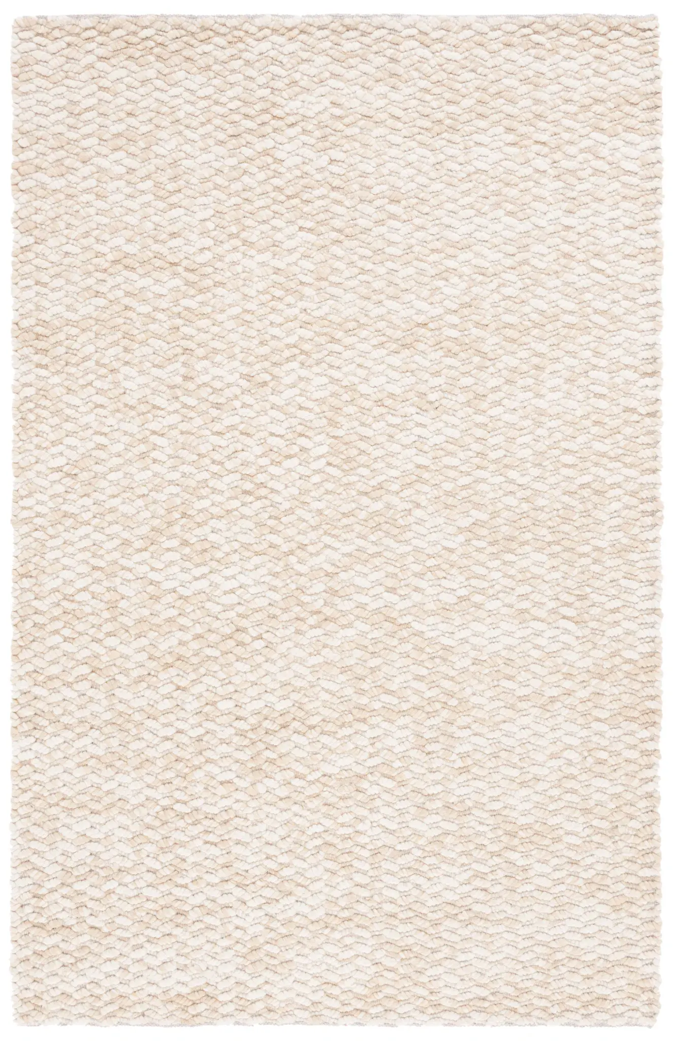 Natura Pebbled Loop Hand-Loomed Wool Rug