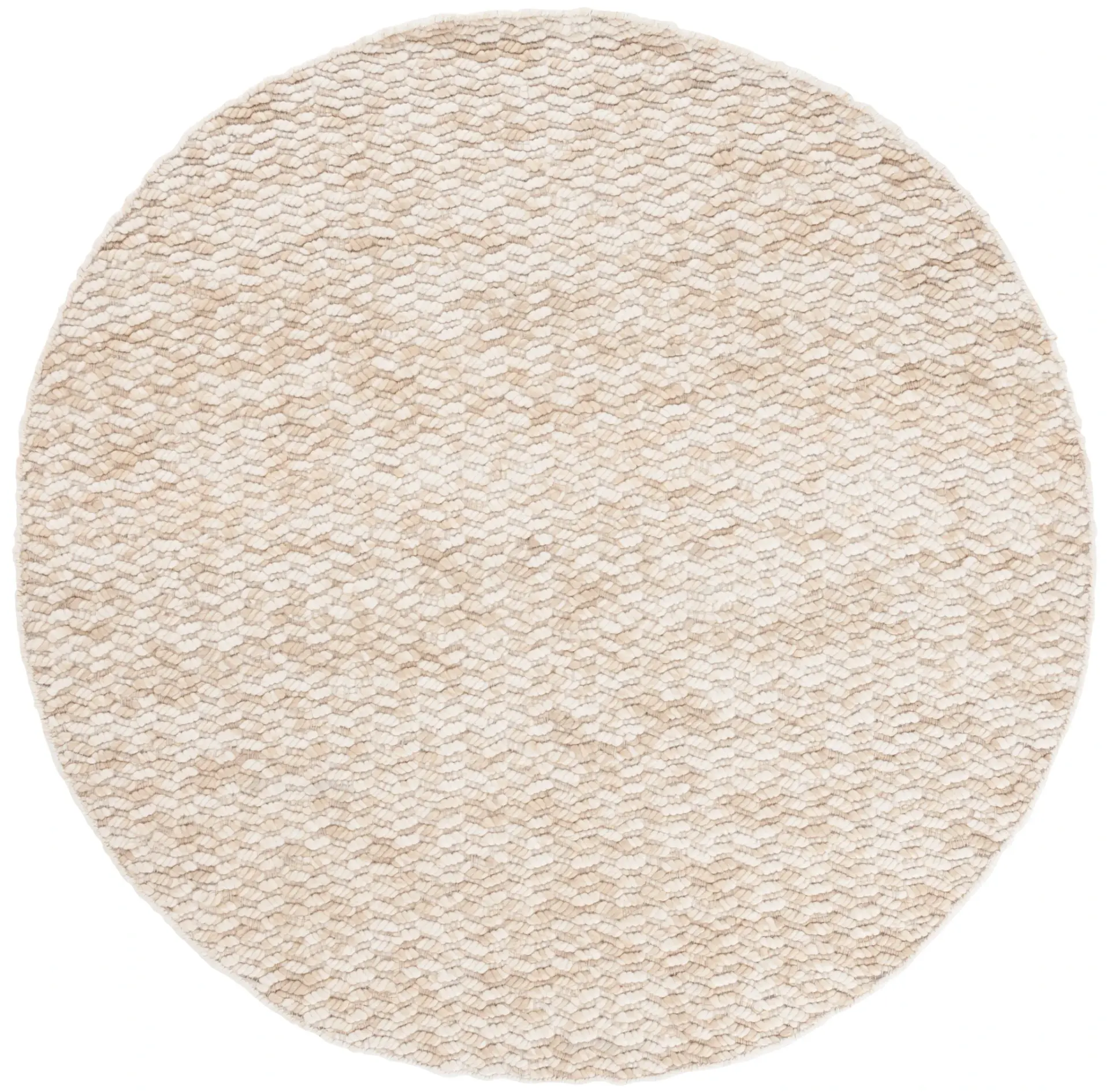 Natura Pebbled Loop Hand-Loomed Wool Rug