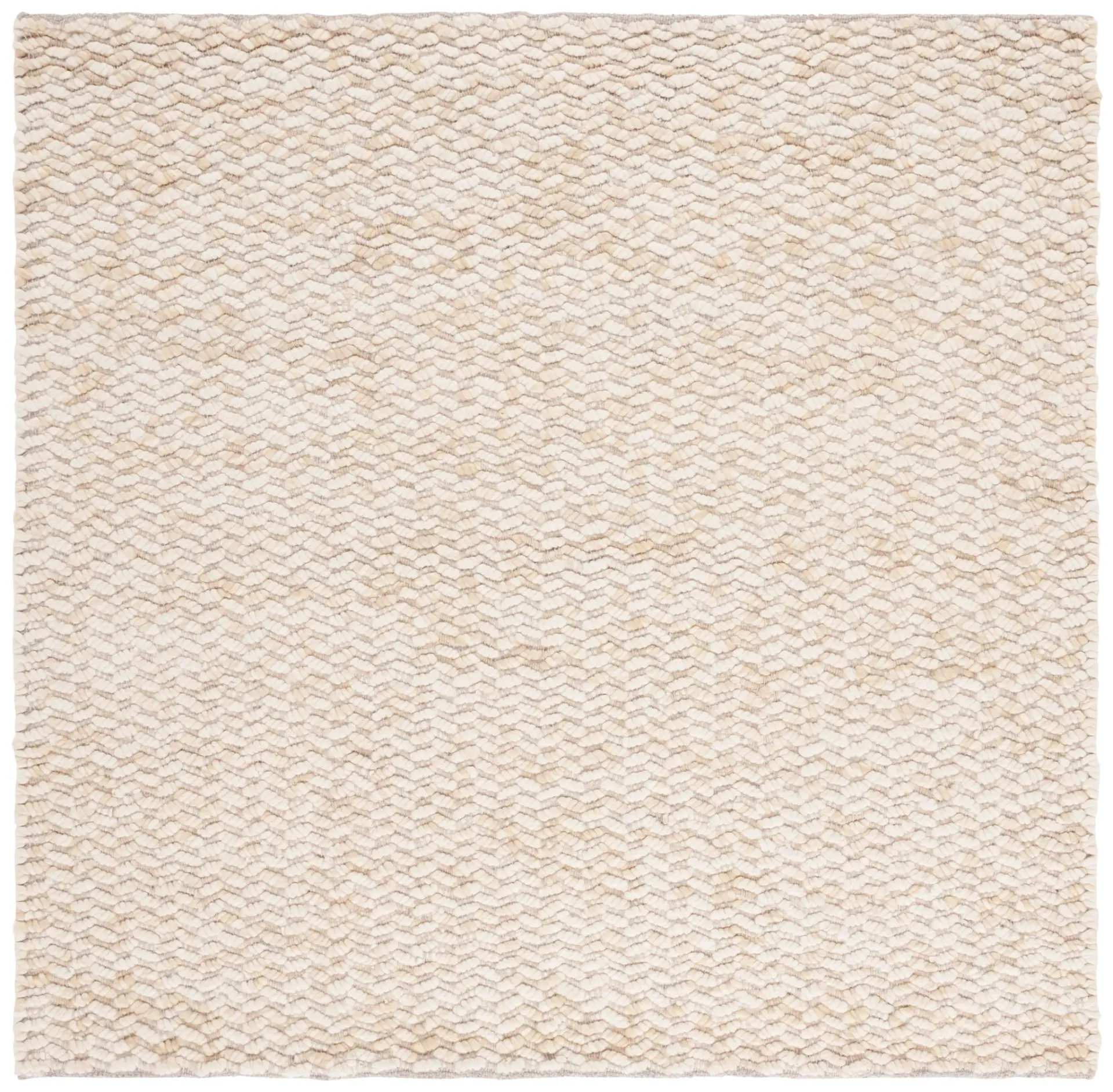 Natura Pebbled Loop Hand-Loomed Wool Rug