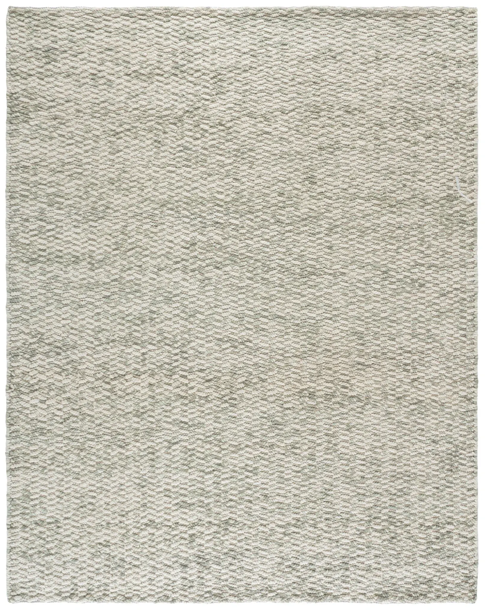 Natura Pebbled Loop Hand-Loomed Wool Rug