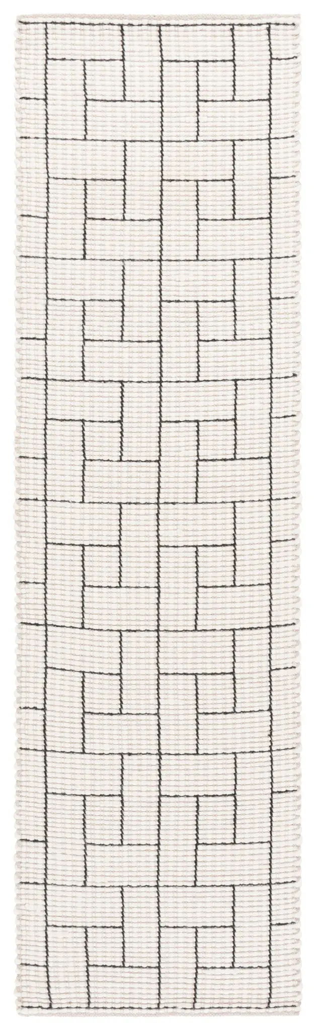 Natura Geometric Maze Hand-Loomed Wool Rug