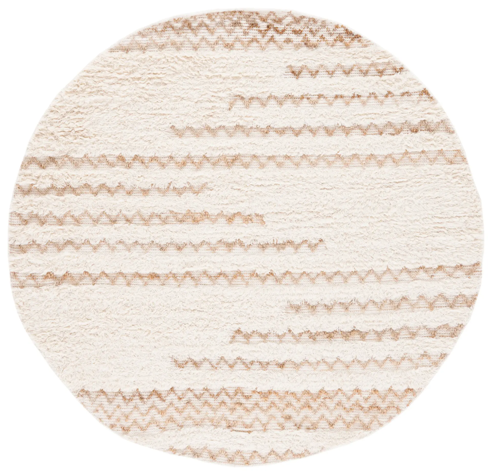 Natura Textured Stripe Hand-Loomed Rug