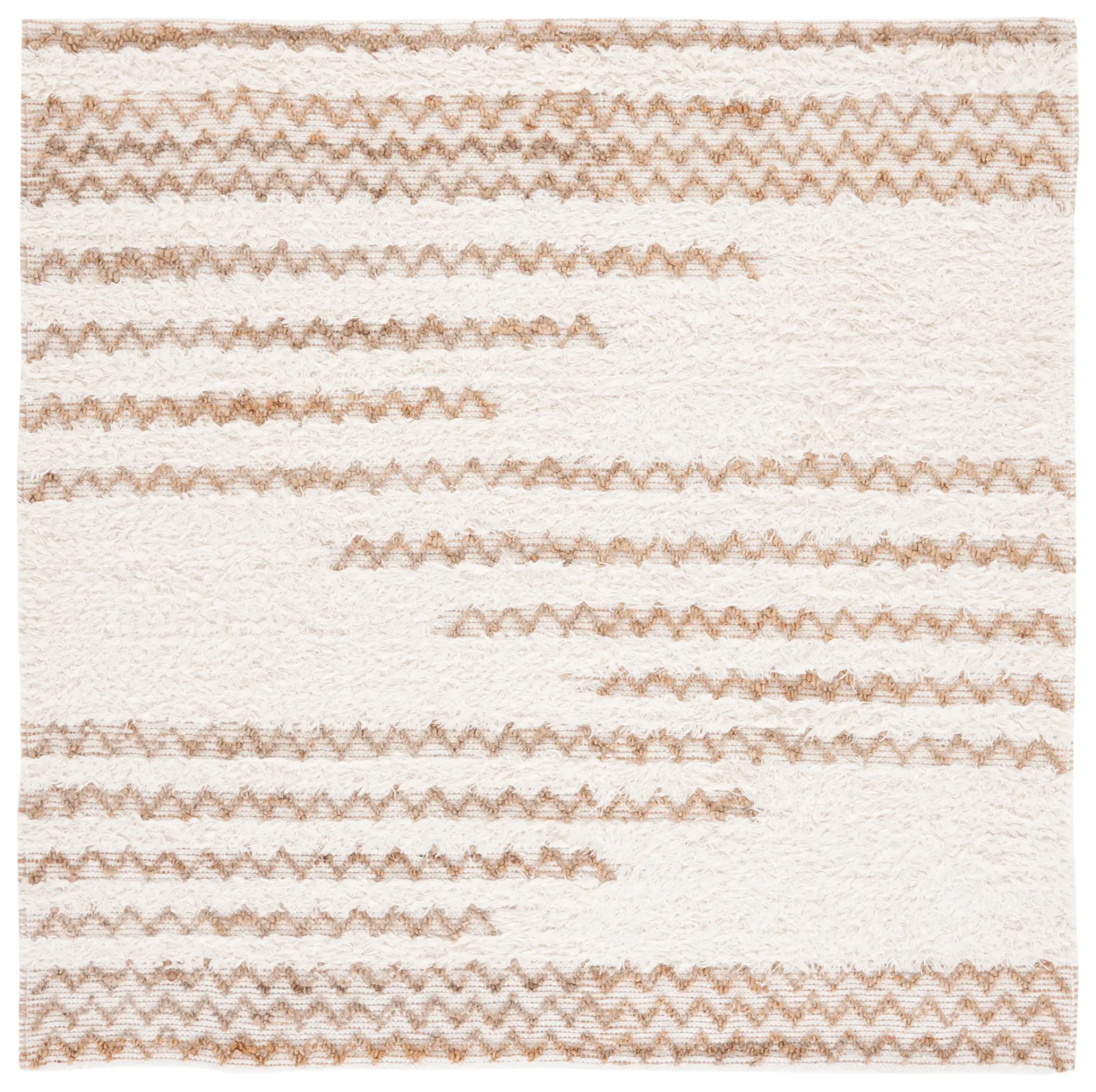 Natura Textured Stripe Hand-Loomed Rug