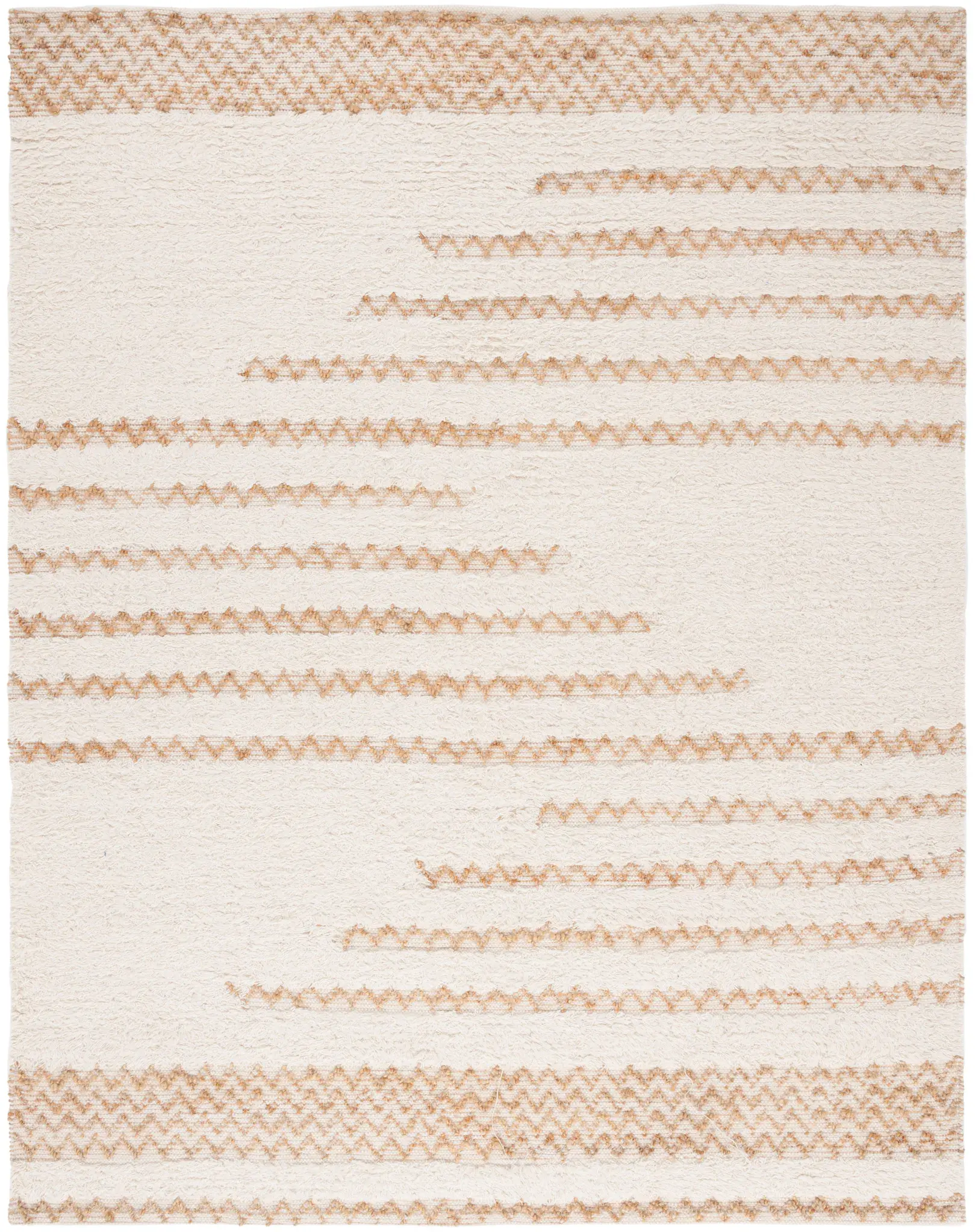 Natura Textured Stripe Hand-Loomed Rug