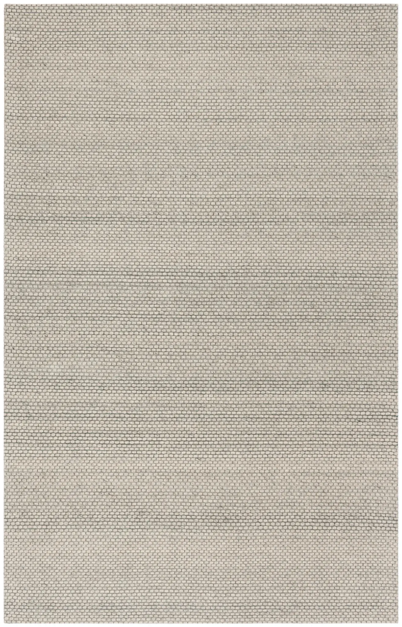 Natura Ribbed Solid Hand-Woven Wool Blend Rug