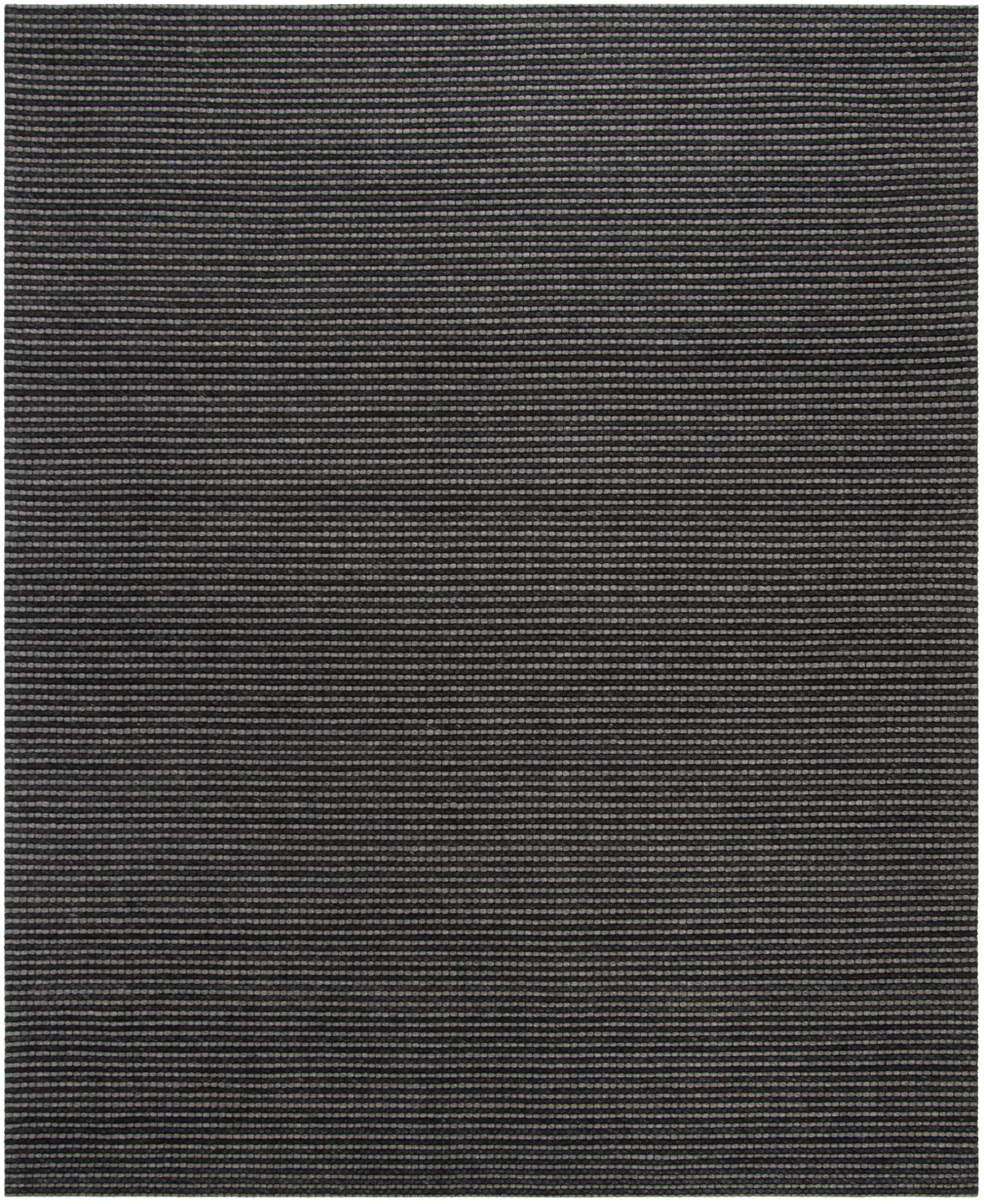 Natura Ribbed Solid Hand-Woven Wool Blend Rug