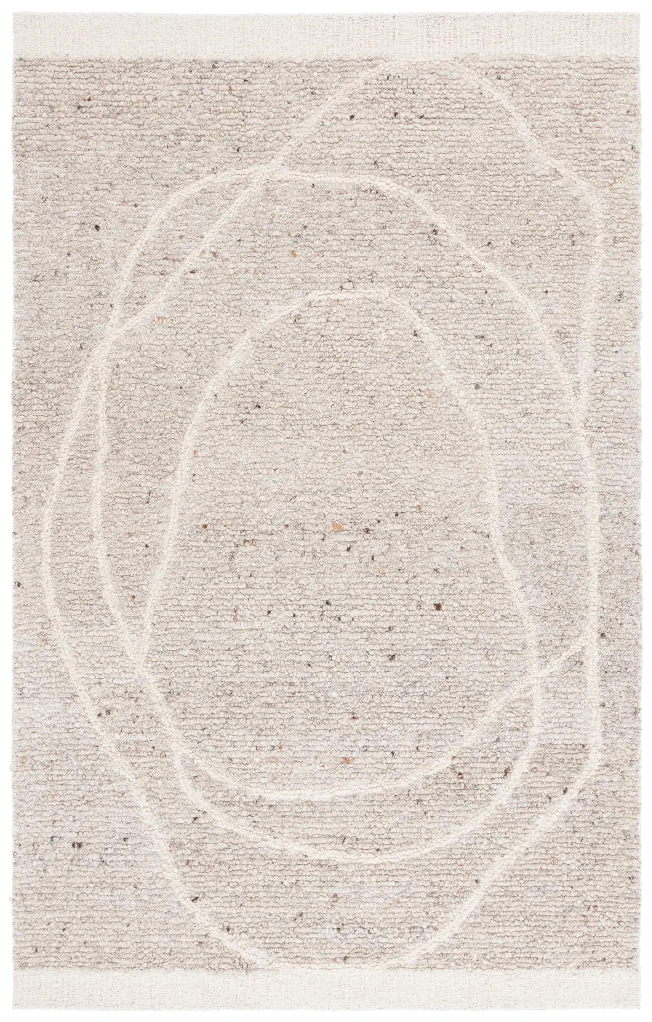 Natural Fiber Natura Concentric Circle Hand-Tufted Wool Rug
