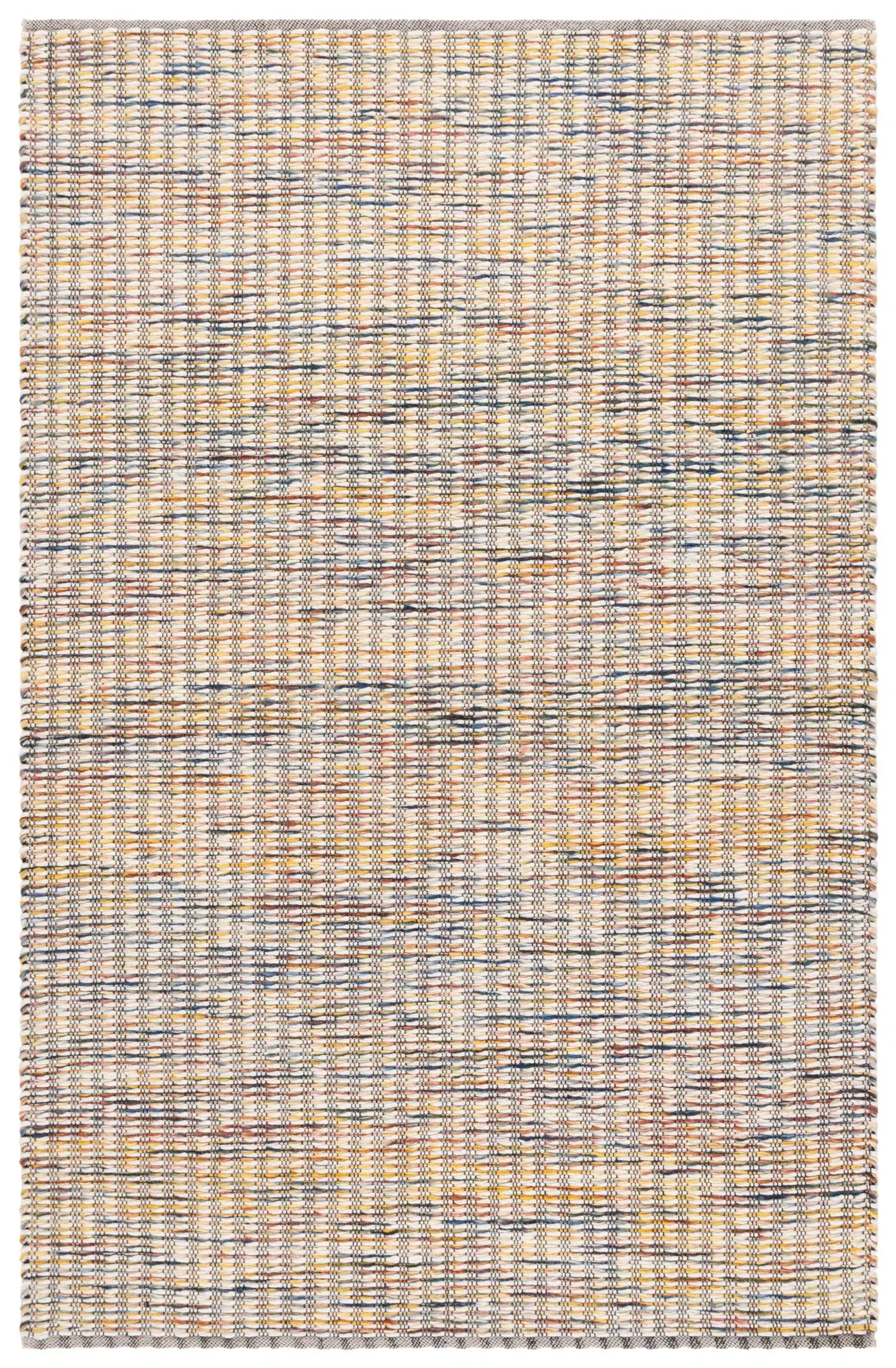 Natural Fiber Natura Ribbed Hand-Woven Wool Rug