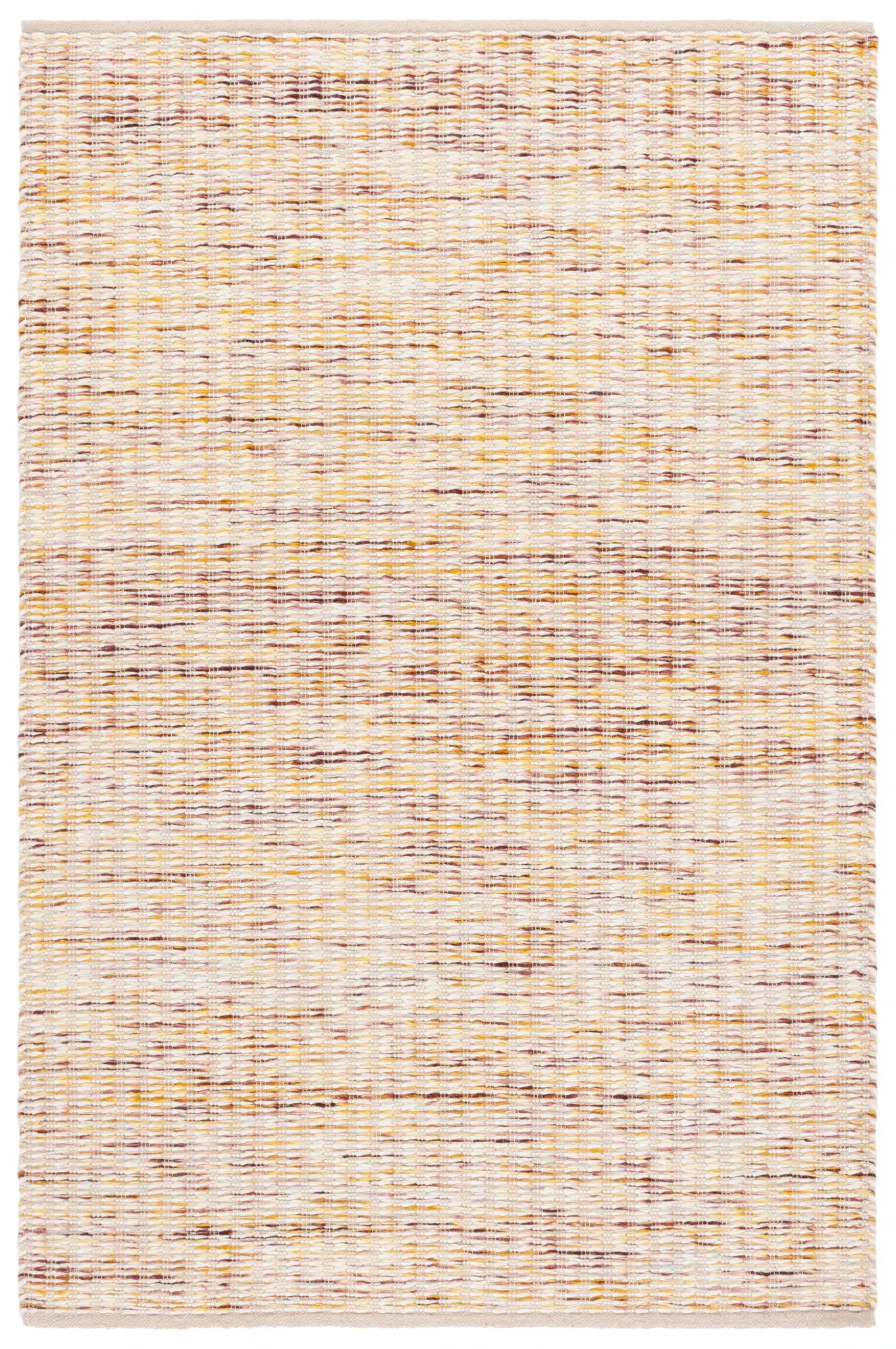 Natural Fiber Natura Ribbed Stripe Hand-Woven Wool Rug