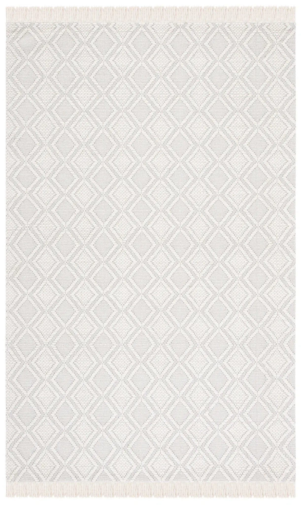 Natura Double Diamond Hand-Woven Wool Rug