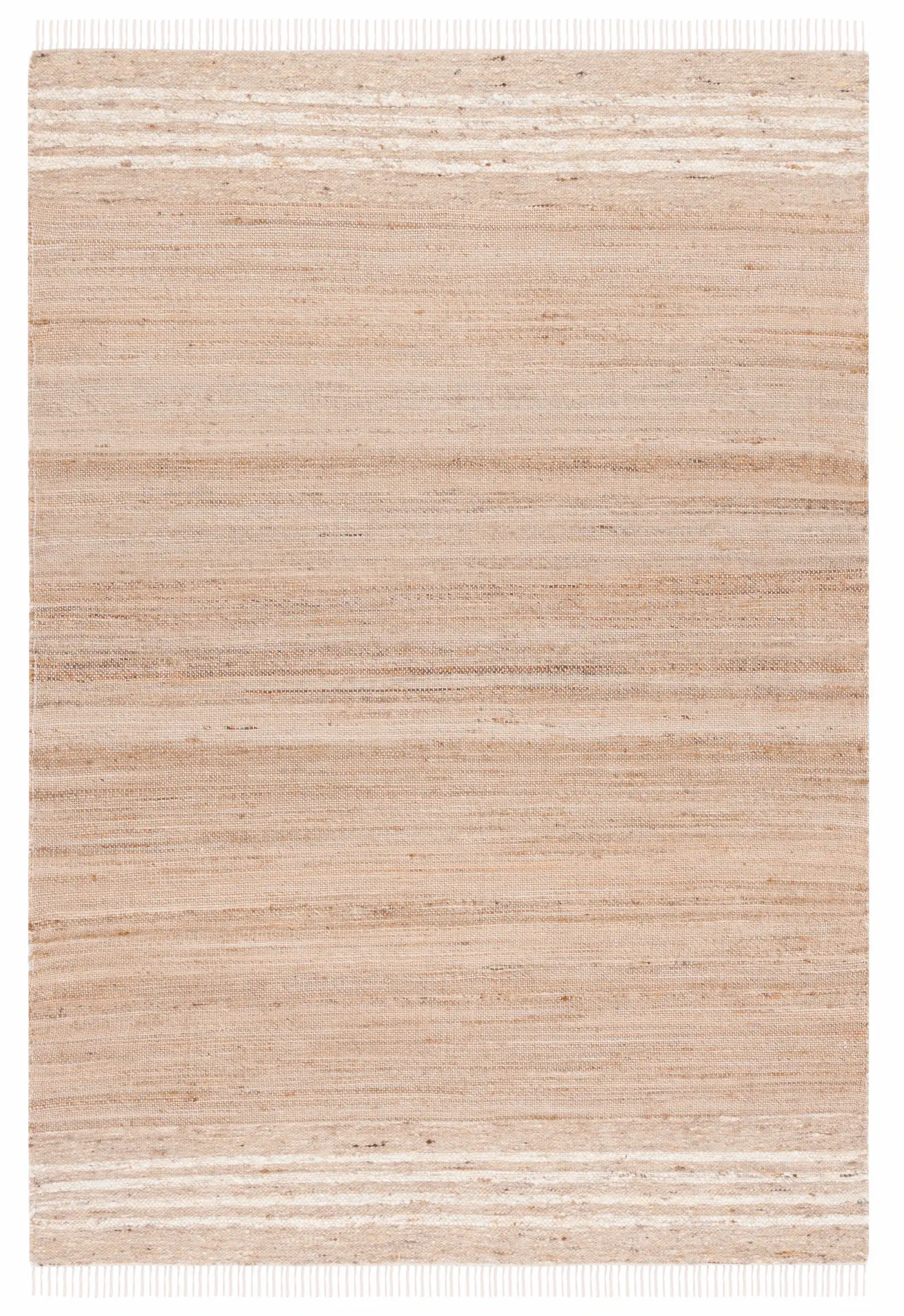 Natura Banded Fringe Hand-Woven Rug
