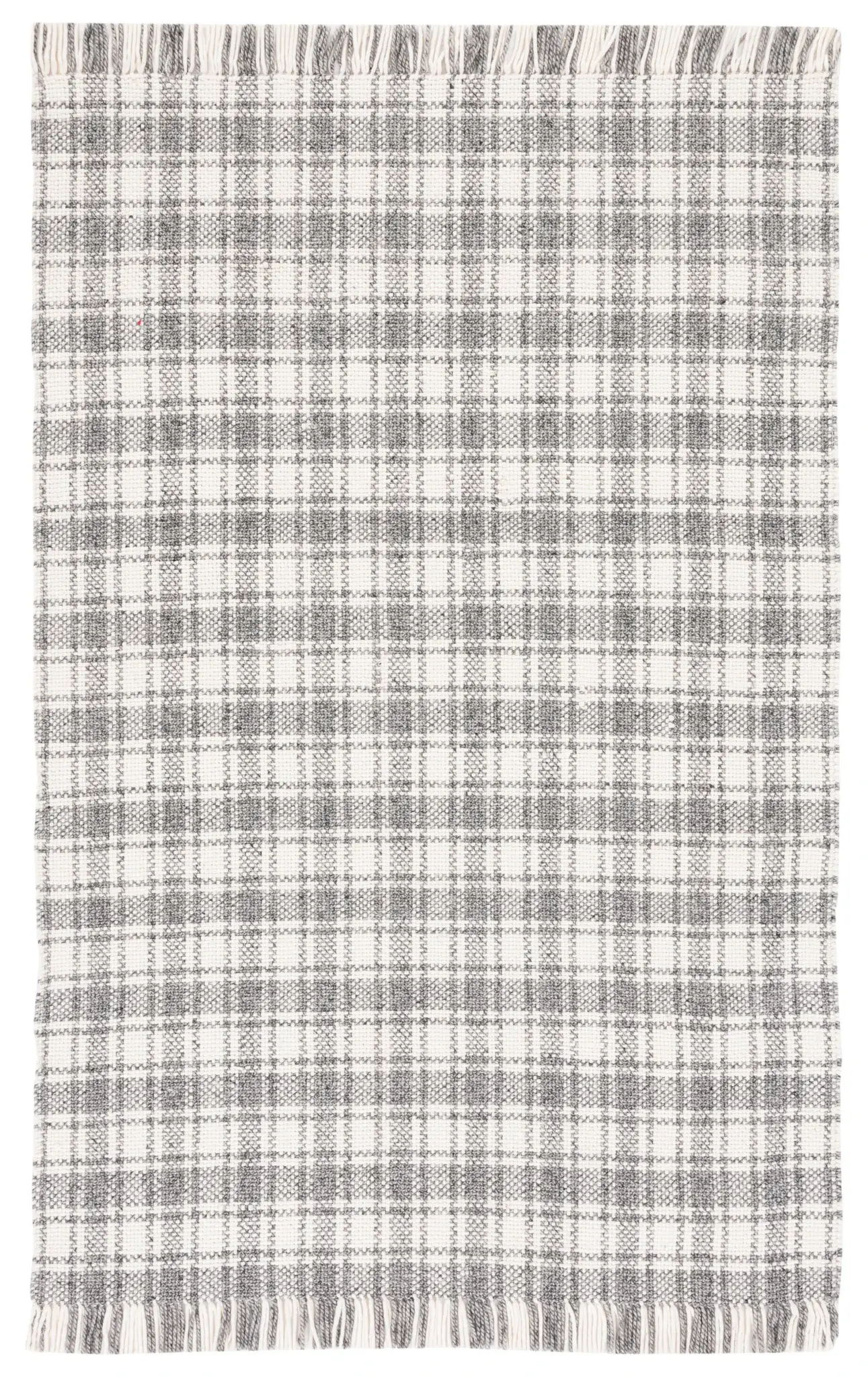 Natura Plaid Hand-Woven Wool Rug