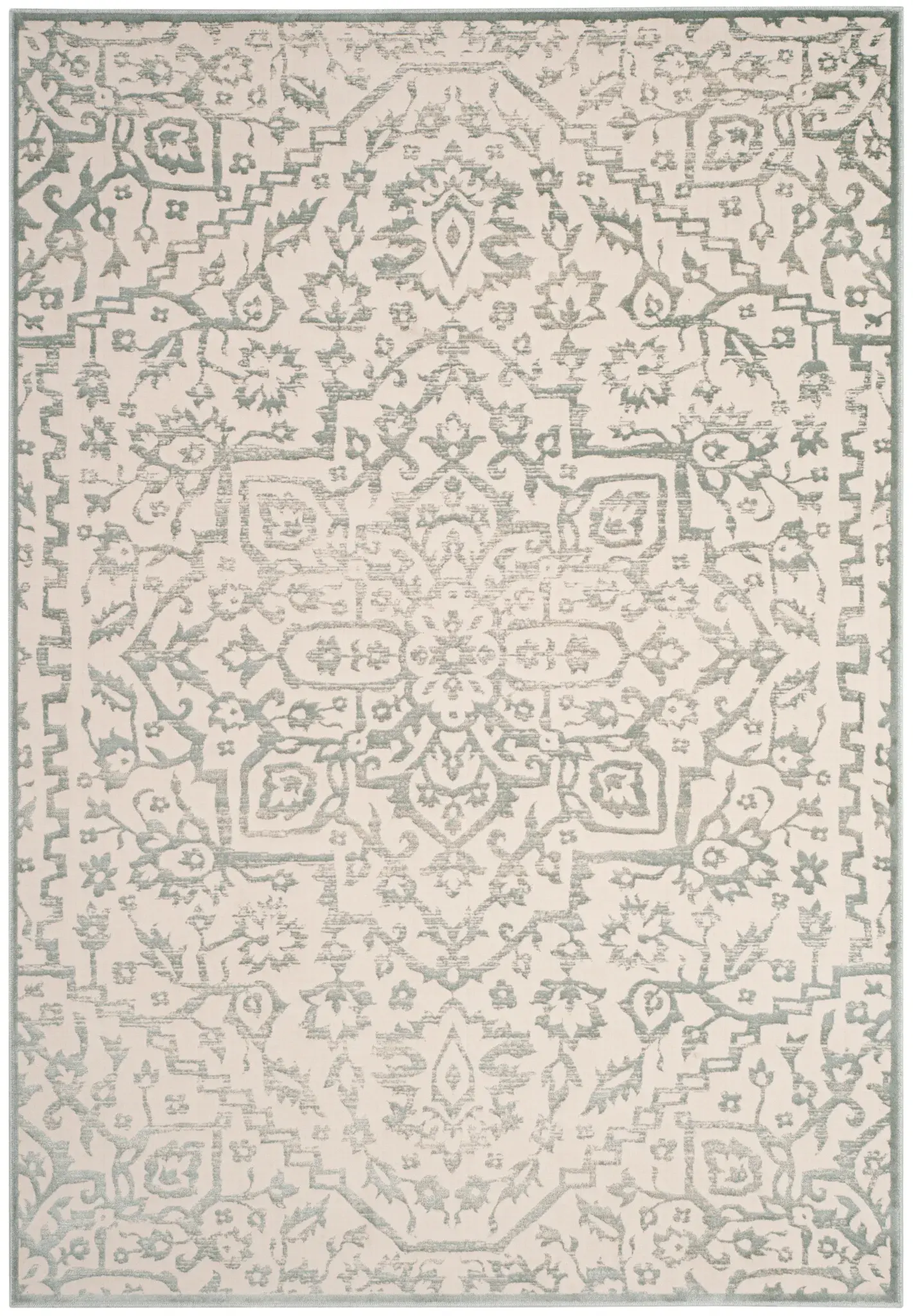 Noble Medallion Border Rug