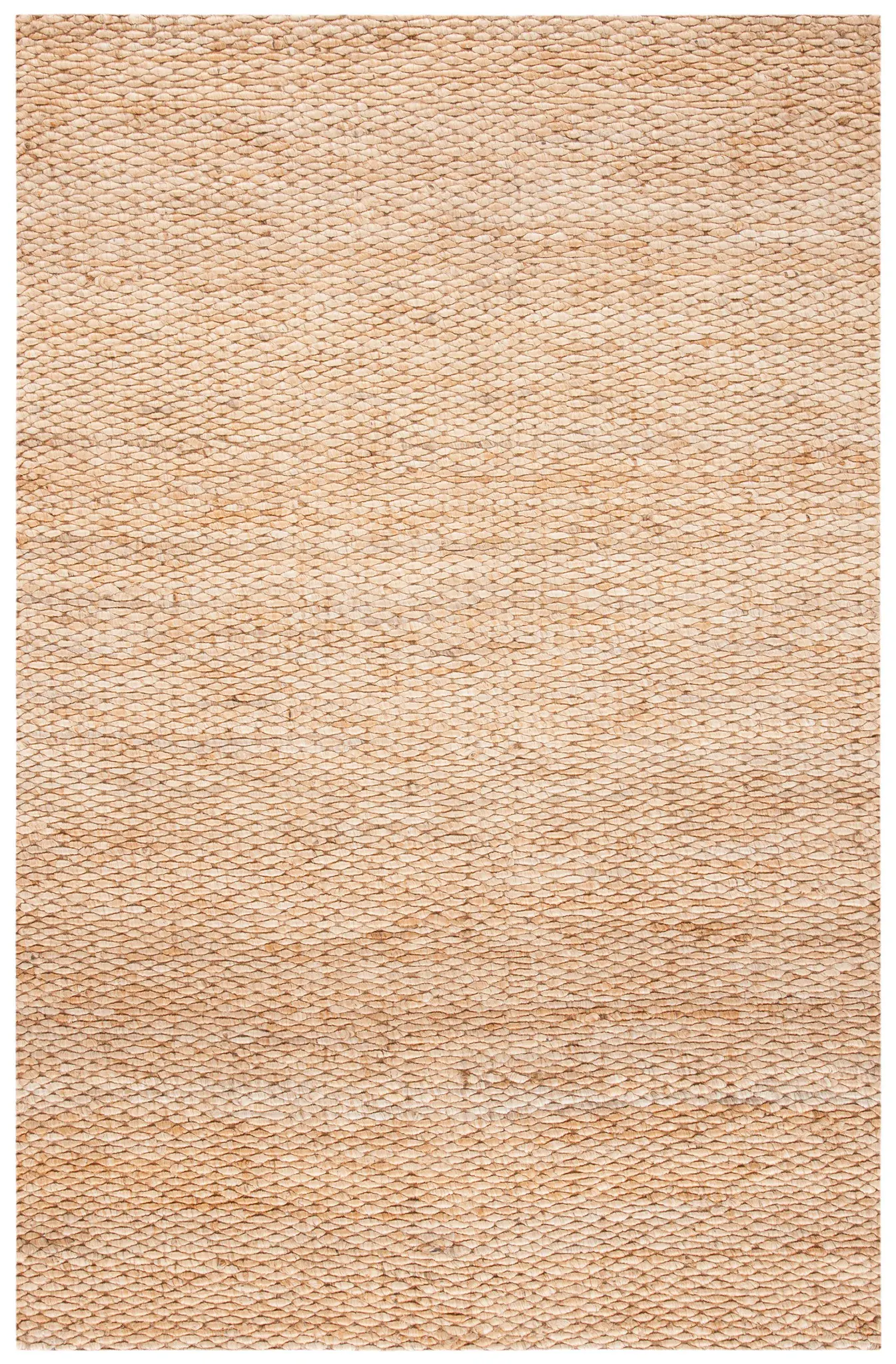 Natural Fiber Chunky Basketweave Hand-Woven Jute Rug